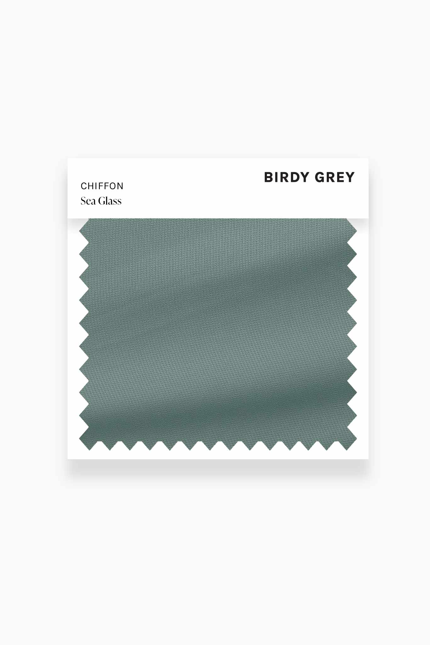 Sea Glass Chiffon Swatch by Birdy Grey