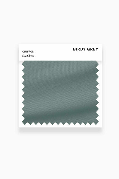 Sea Glass Chiffon Swatch by Birdy Grey