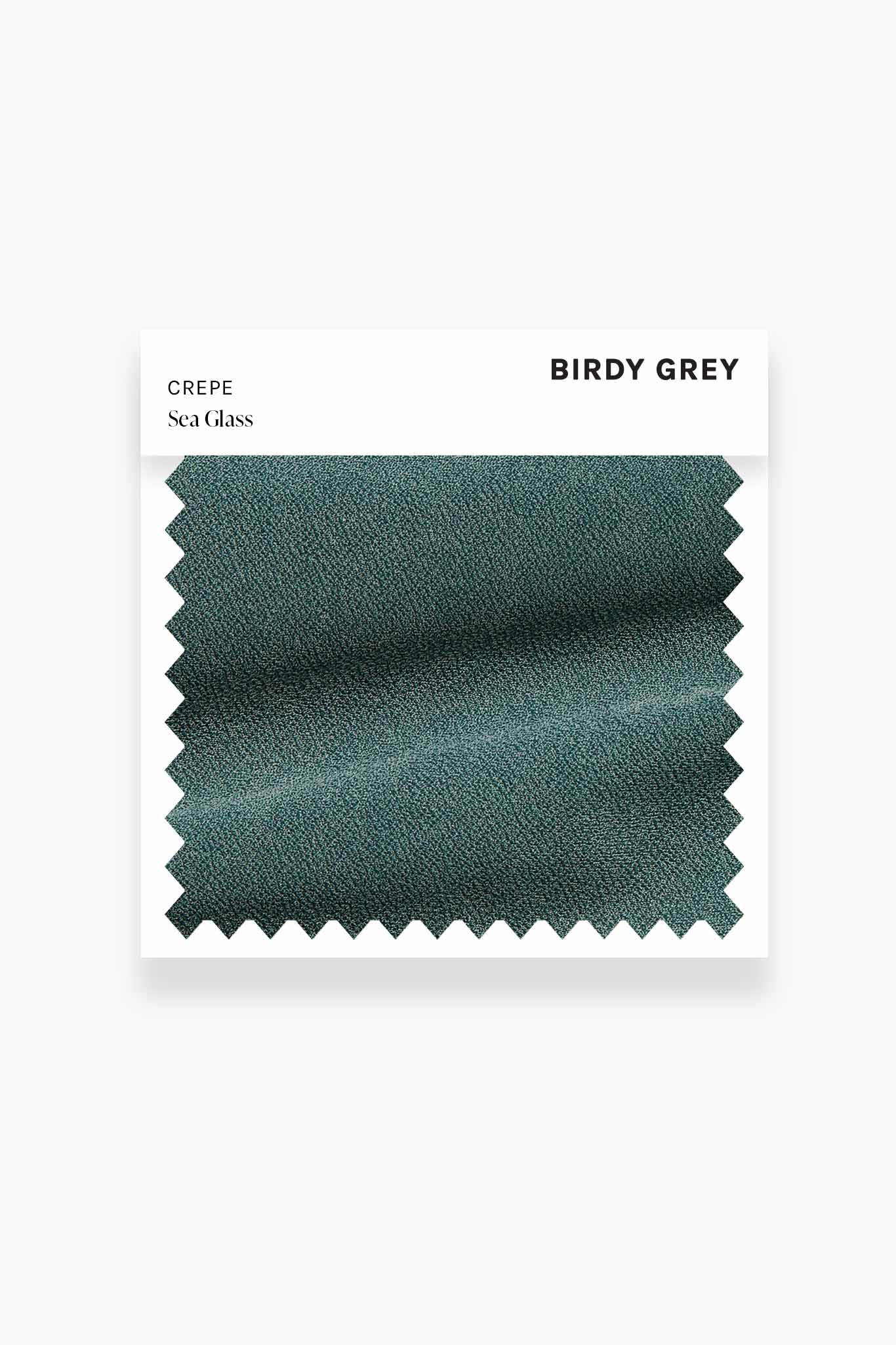 Sea Glass Crepe Swatch by Birdy Grey