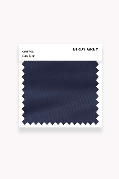 Slate Blue Chiffon Swatch by Birdy Grey