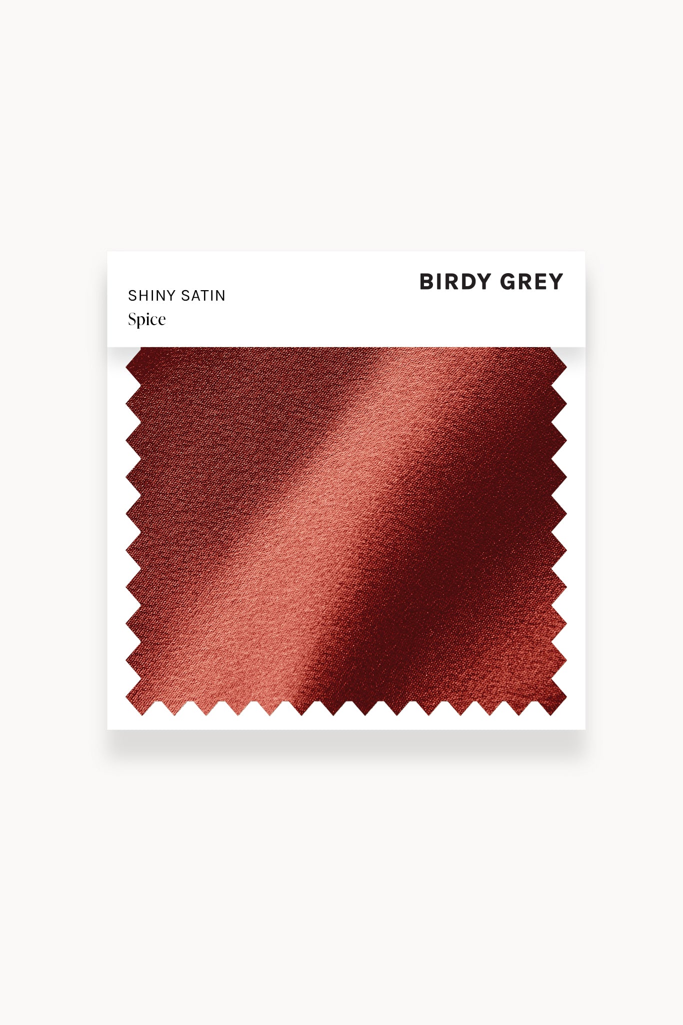 Spice Shiny Satin Swatch by Birdy Grey