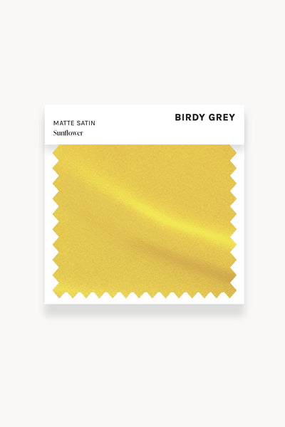 Swatch - Matte Satin in Sunflower Yellow