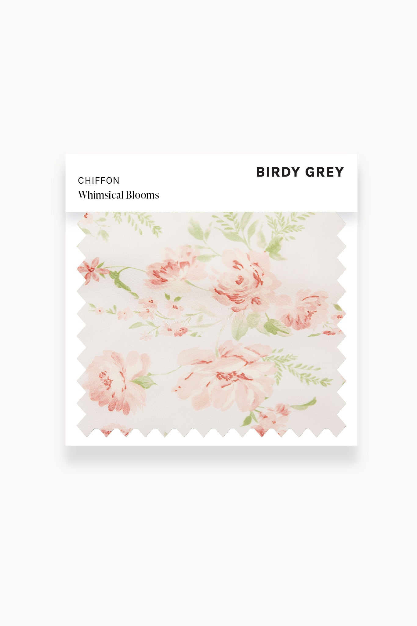 Whimsical Blooms Chiffon Swatch by Birdy Grey