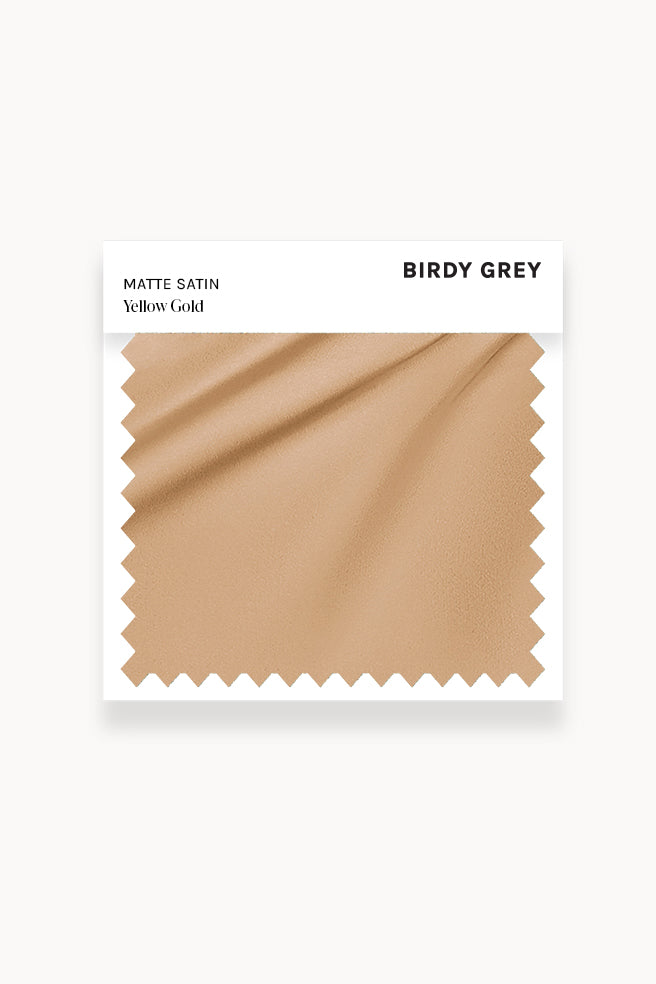 Swatch - Matte Satin in Yellow Gold