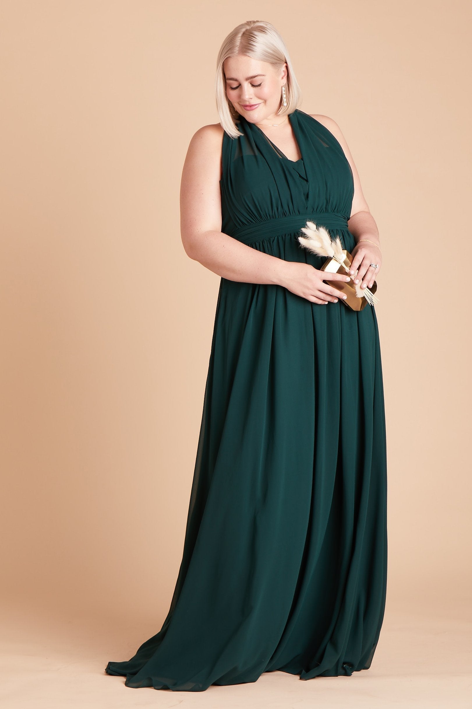 Emerald Grace Convertible Dress by Birdy Grey