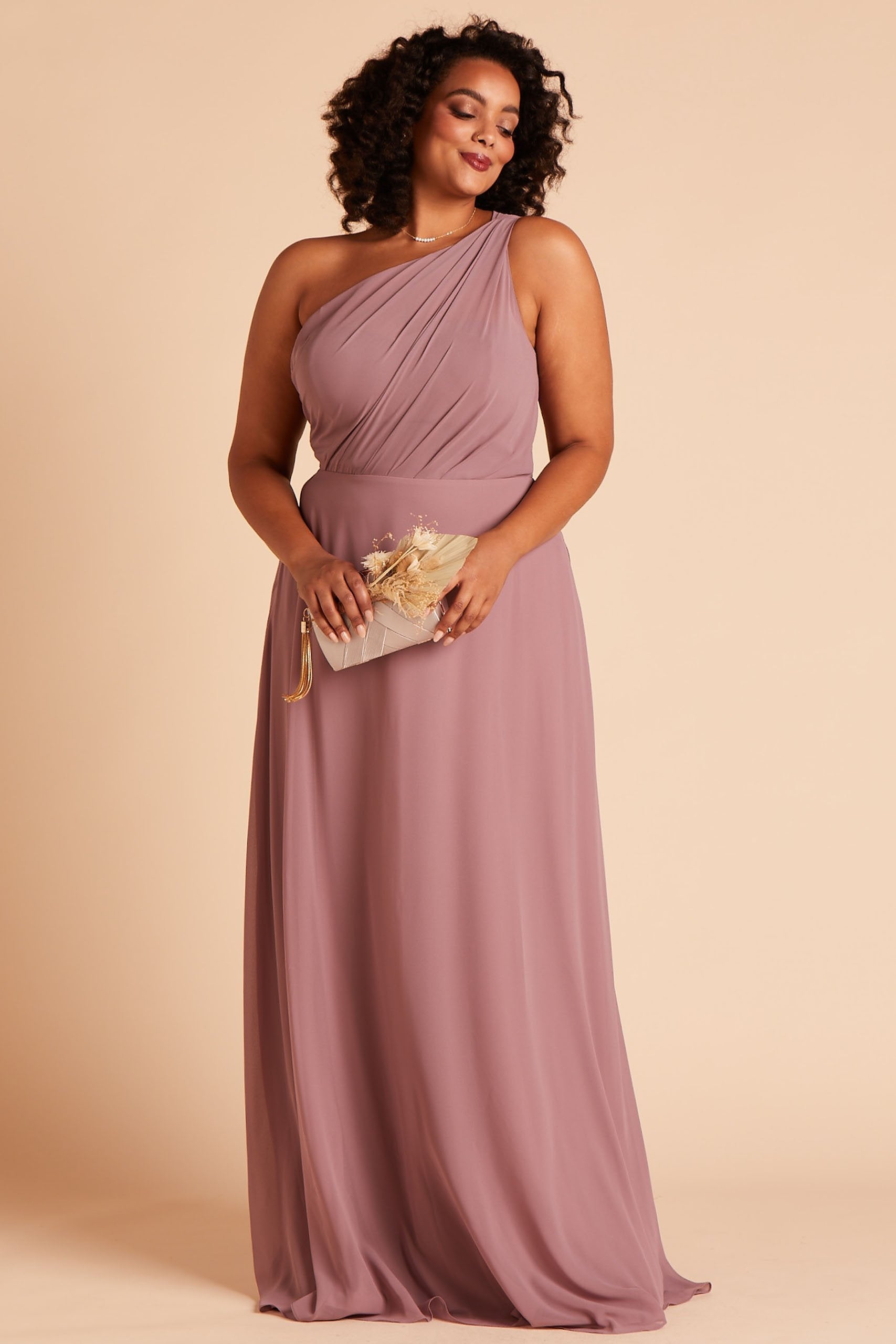 Dark Mauve Kira Dress by Birdy Grey