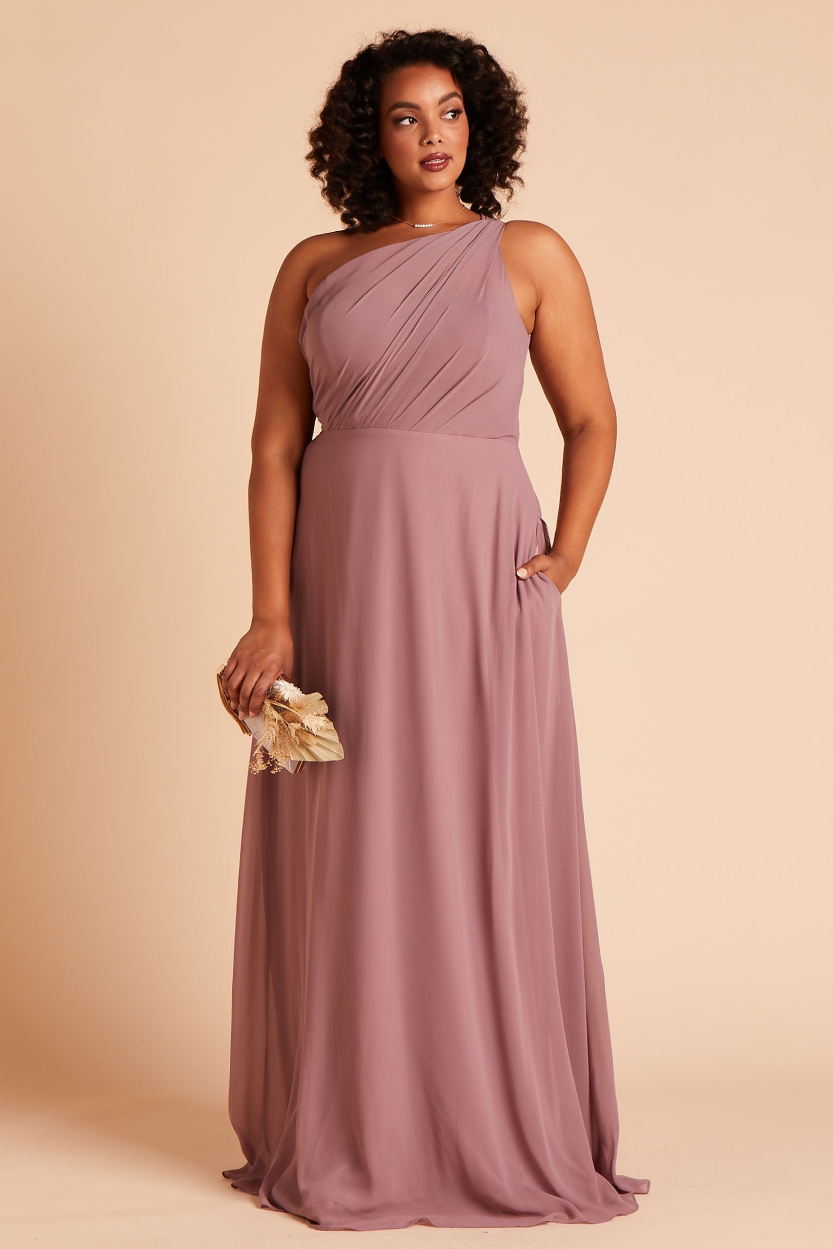 Dark Mauve Kira Dress by Birdy Grey