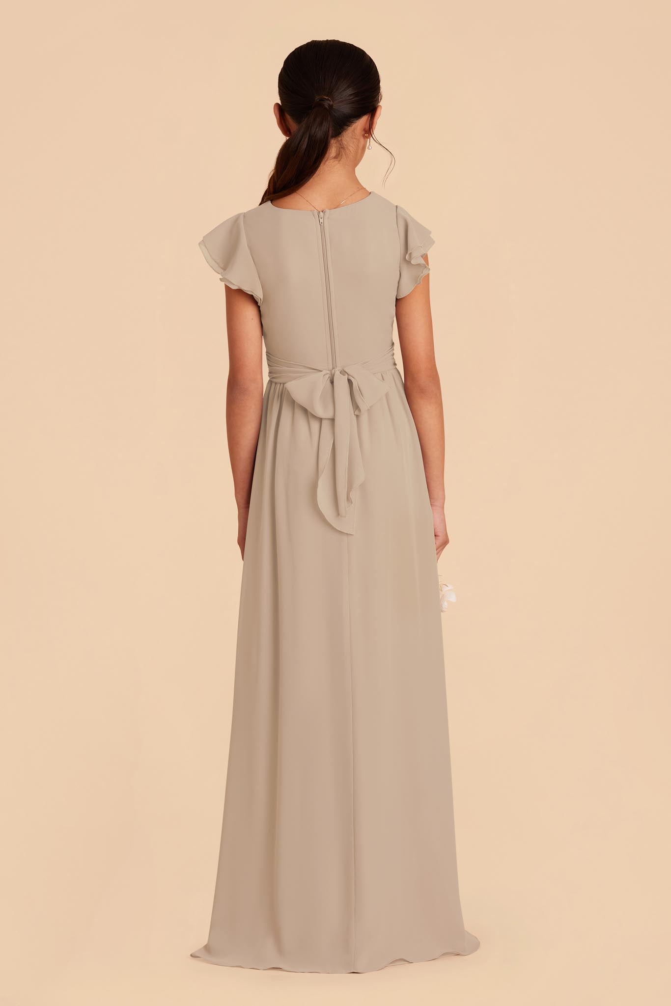 Almond Celine Junior Dress by Birdy Grey