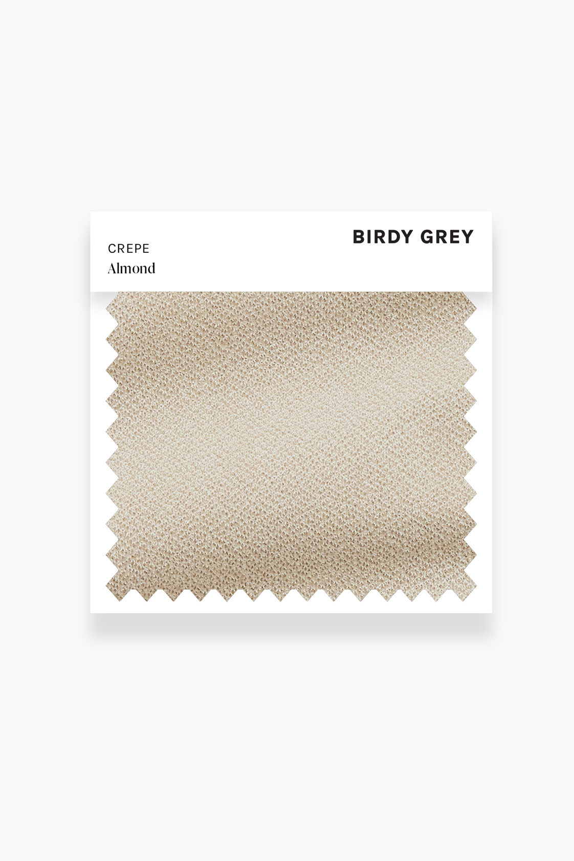 Almond Crepe Swatch by Birdy Grey