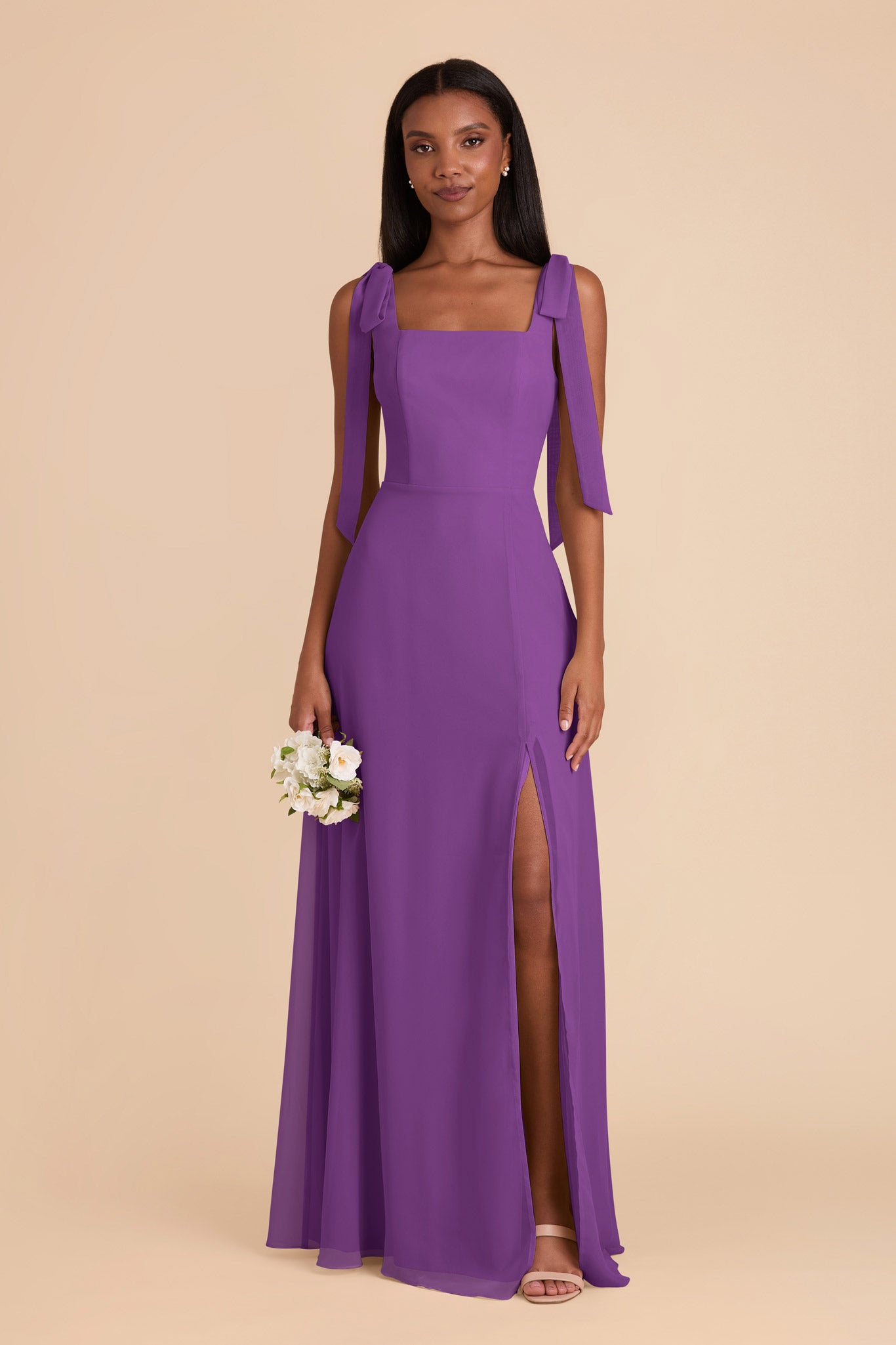 Amethyst Alex Convertible Chiffon Dress by Birdy Grey