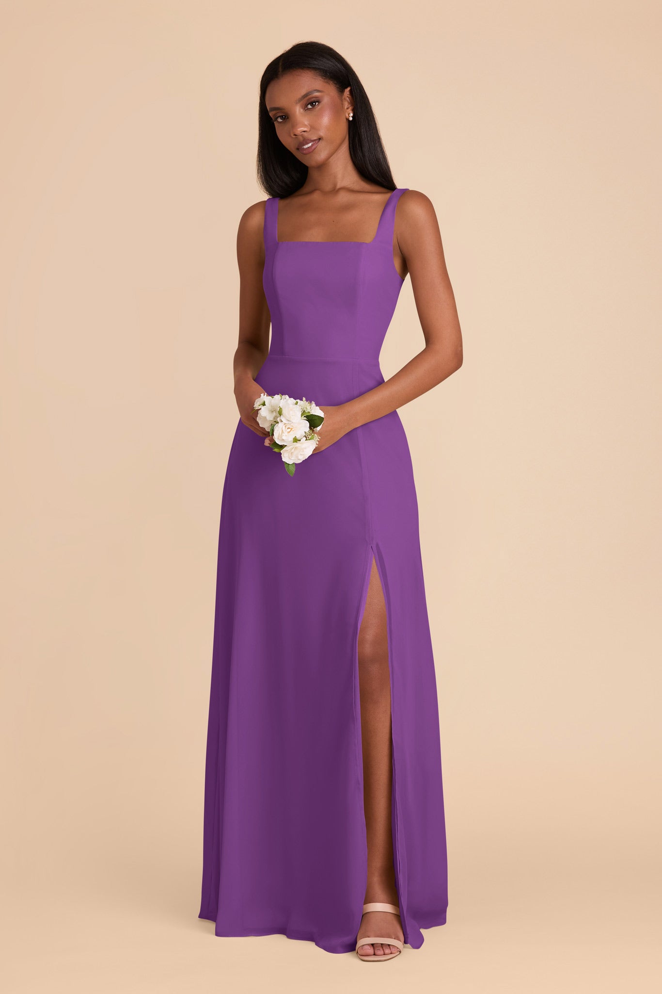 Amethyst Alex Convertible Chiffon Dress by Birdy Grey