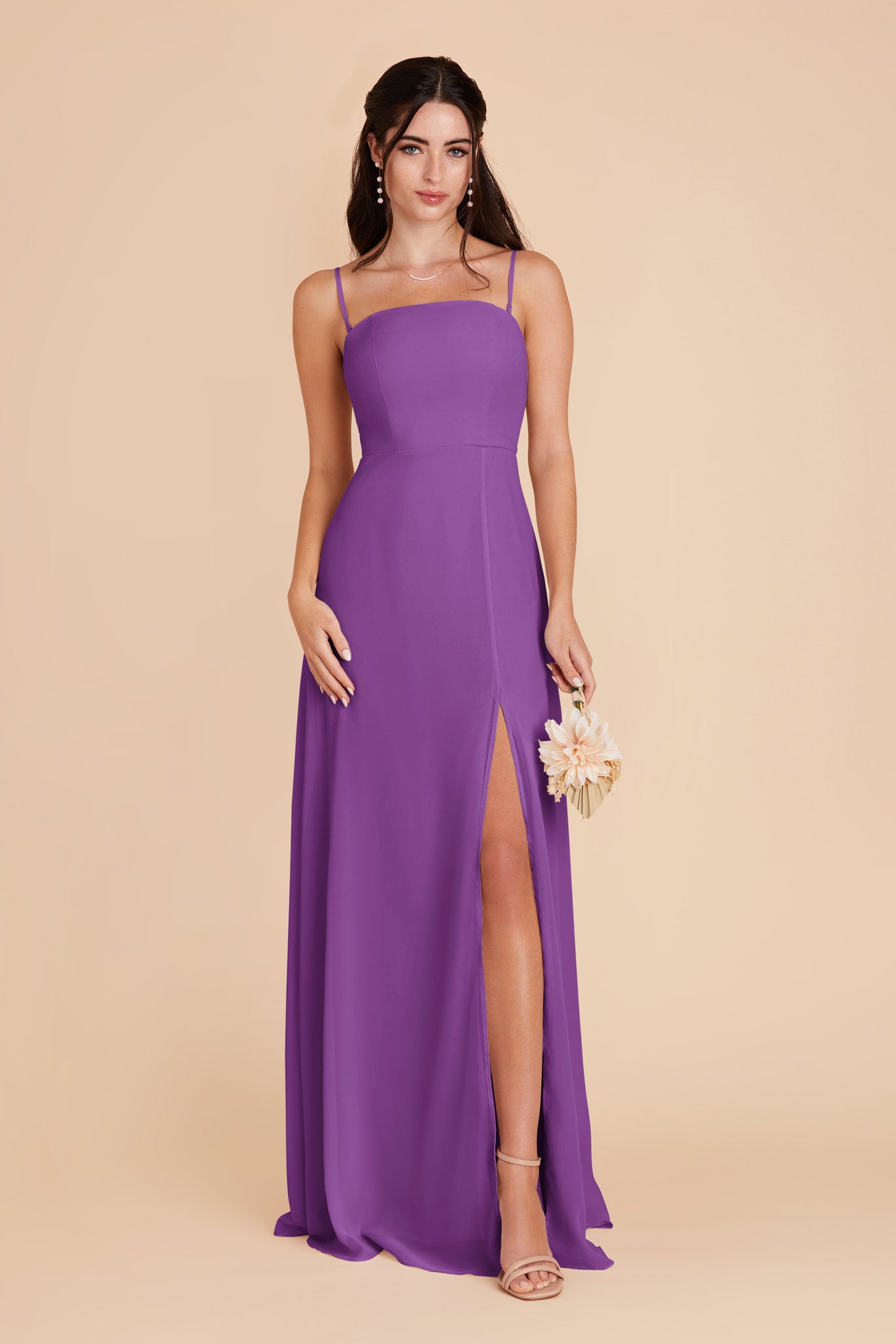 Amethyst Chris Convertible Chiffon Dress by Birdy Grey