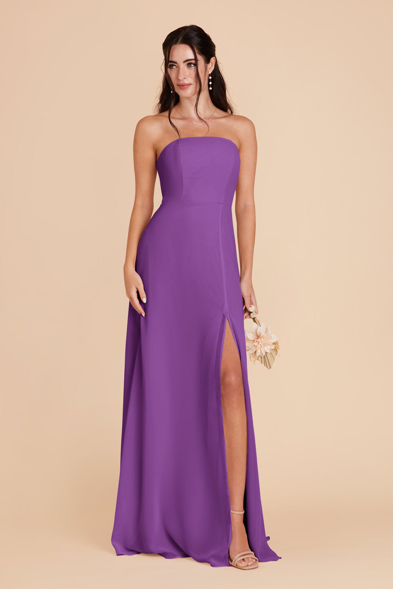 Amethyst Chris Convertible Chiffon Dress by Birdy Grey