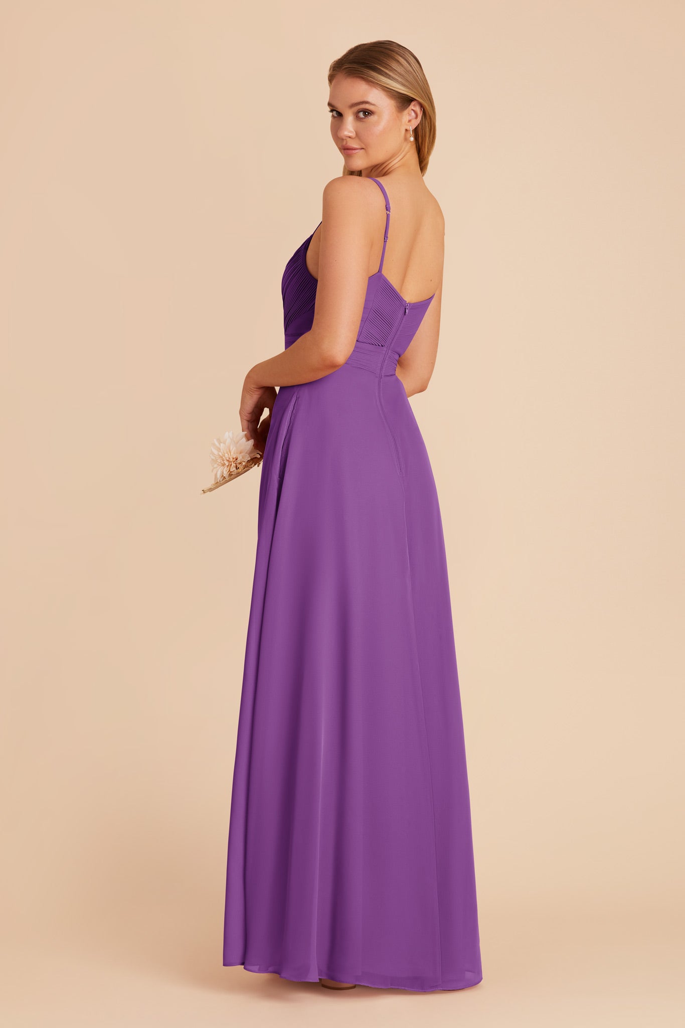 Amethyst Deborah Chiffon Dress by Birdy Grey