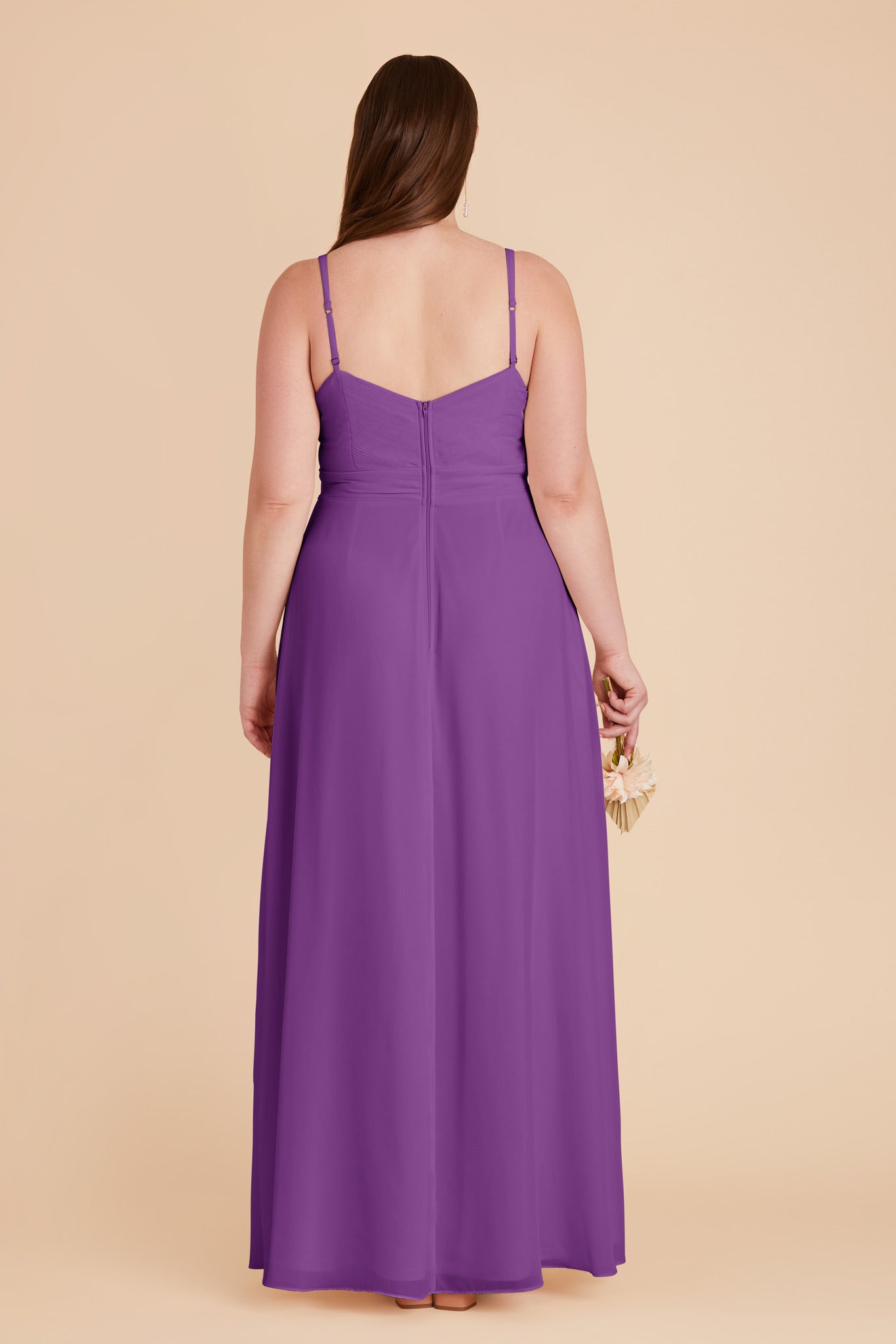 Amethyst Deborah Chiffon Dress by Birdy Grey