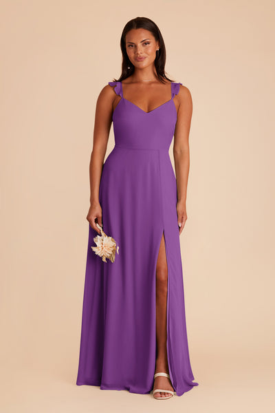 Amethyst Doris Chiffon Dress by Birdy Grey