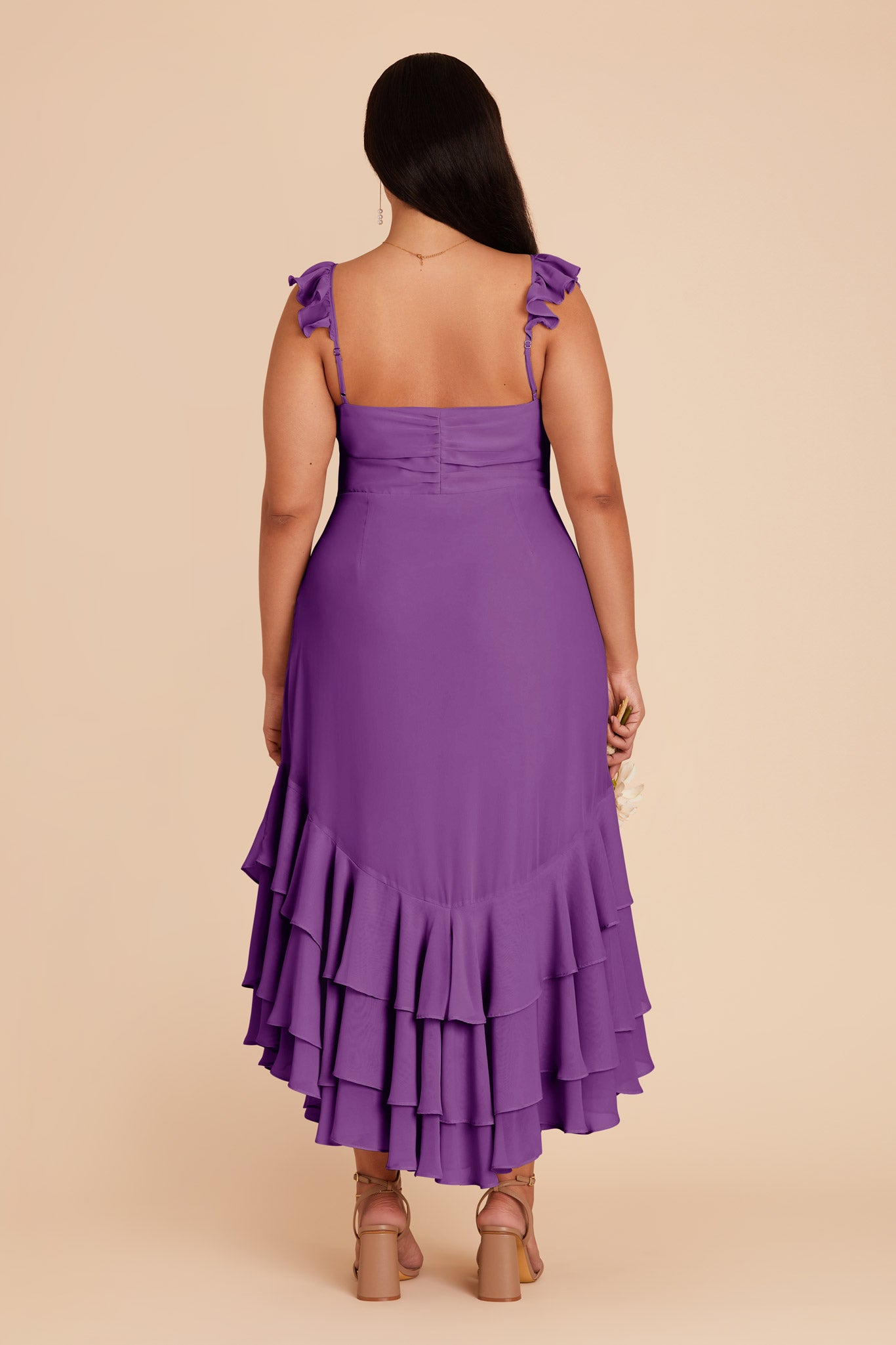 Amethyst Ginny Chiffon Dress by Birdy Grey