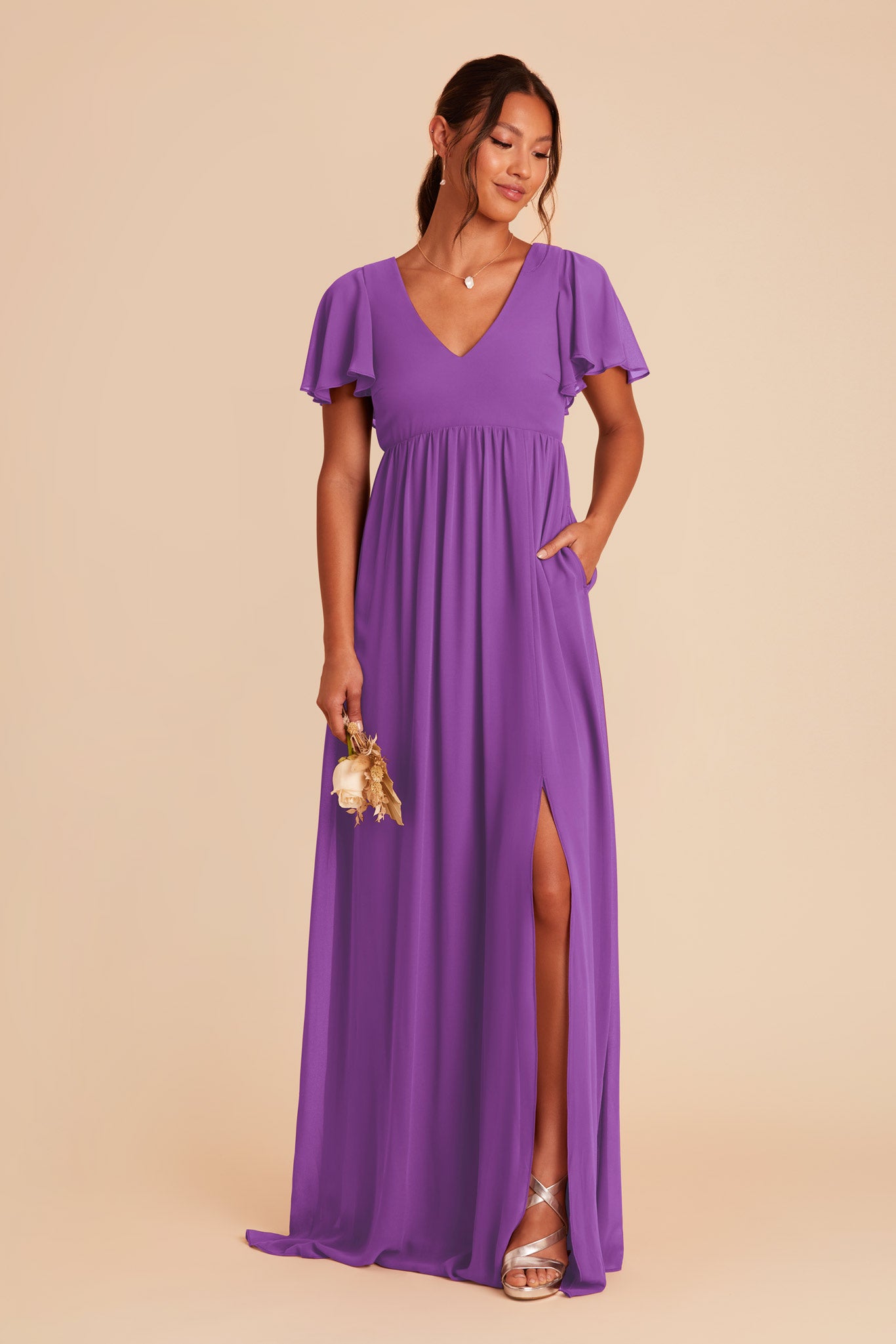 Amethyst Hannah Empire Dress by Birdy Grey