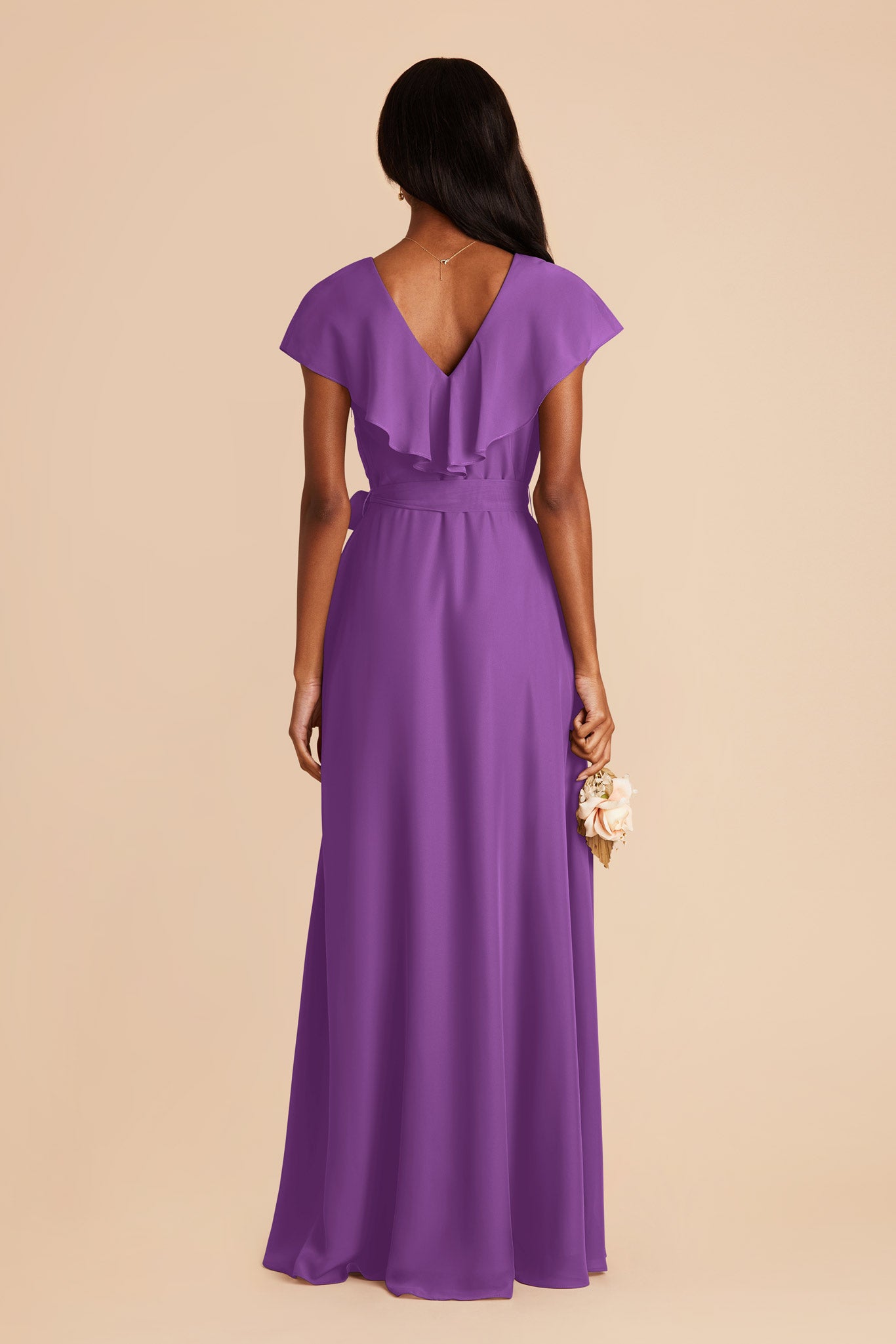 Amethyst Jackson Chiffon Dress by Birdy Grey