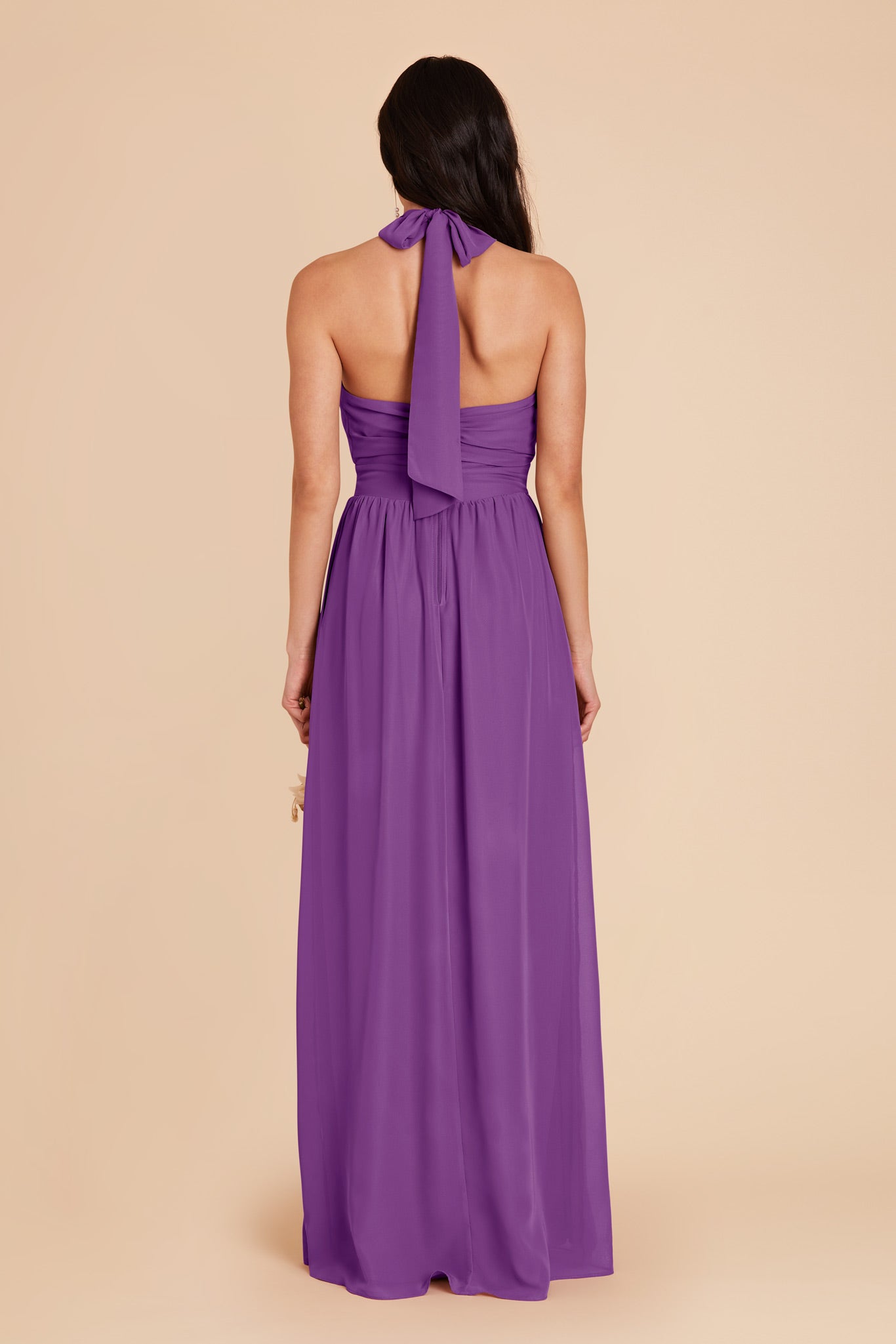 Amethyst Joyce Chiffon Dress by Birdy Grey