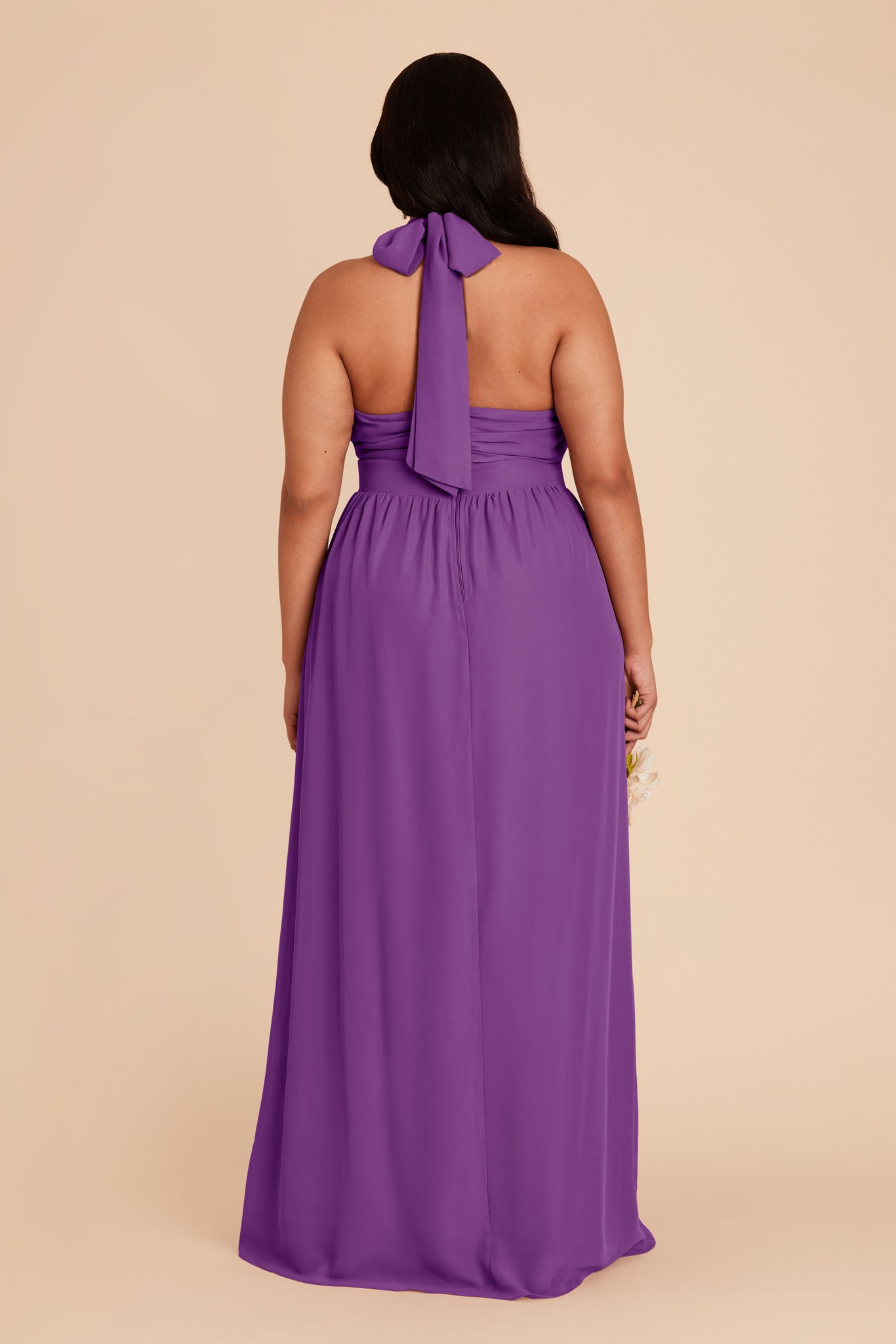 Amethyst Joyce Chiffon Dress by Birdy Grey