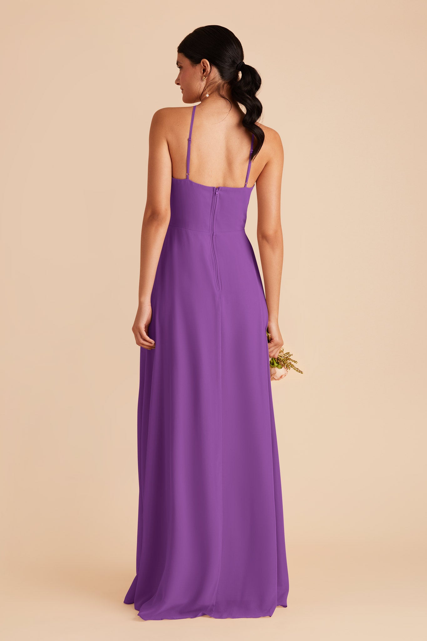 Amethyst Juliet Chiffon Dress by Birdy Grey