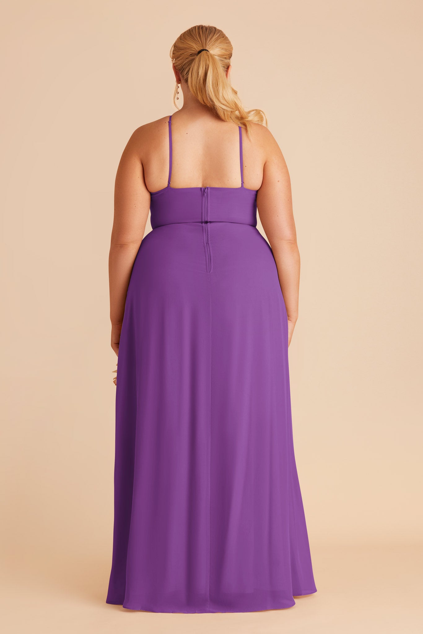 Amethyst Juliet Chiffon Dress by Birdy Grey