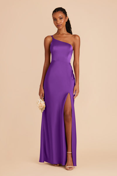 Amethyst Kensie Matte Satin Dress by Birdy Grey