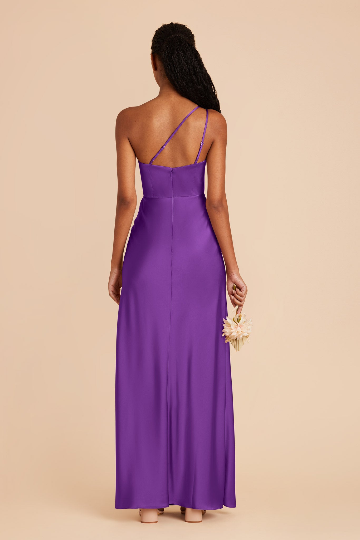 Amethyst Kensie Matte Satin Dress by Birdy Grey