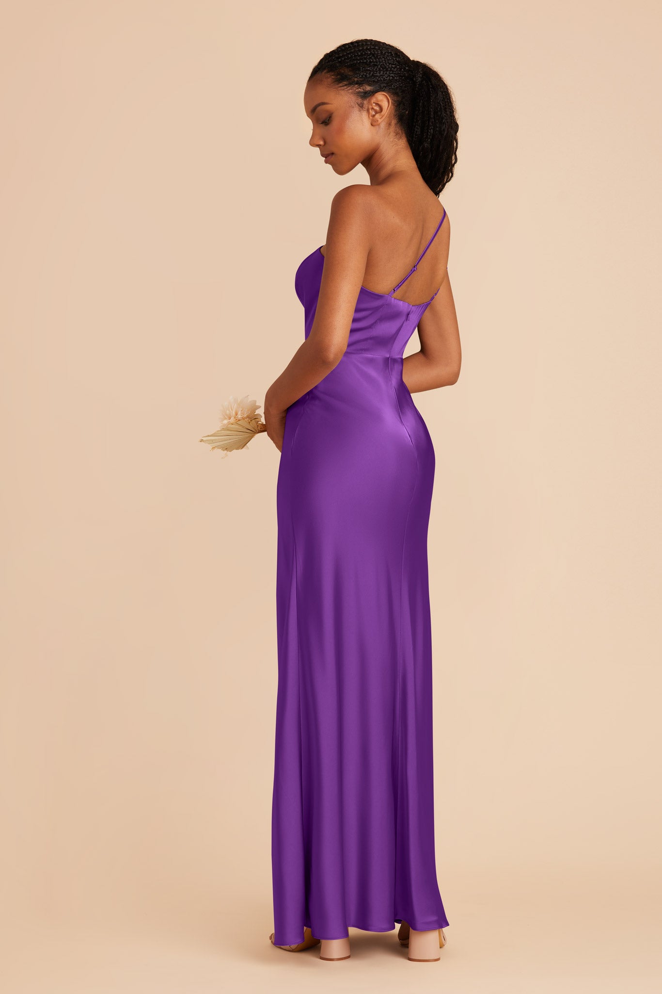 Amethyst Kensie Matte Satin Dress by Birdy Grey