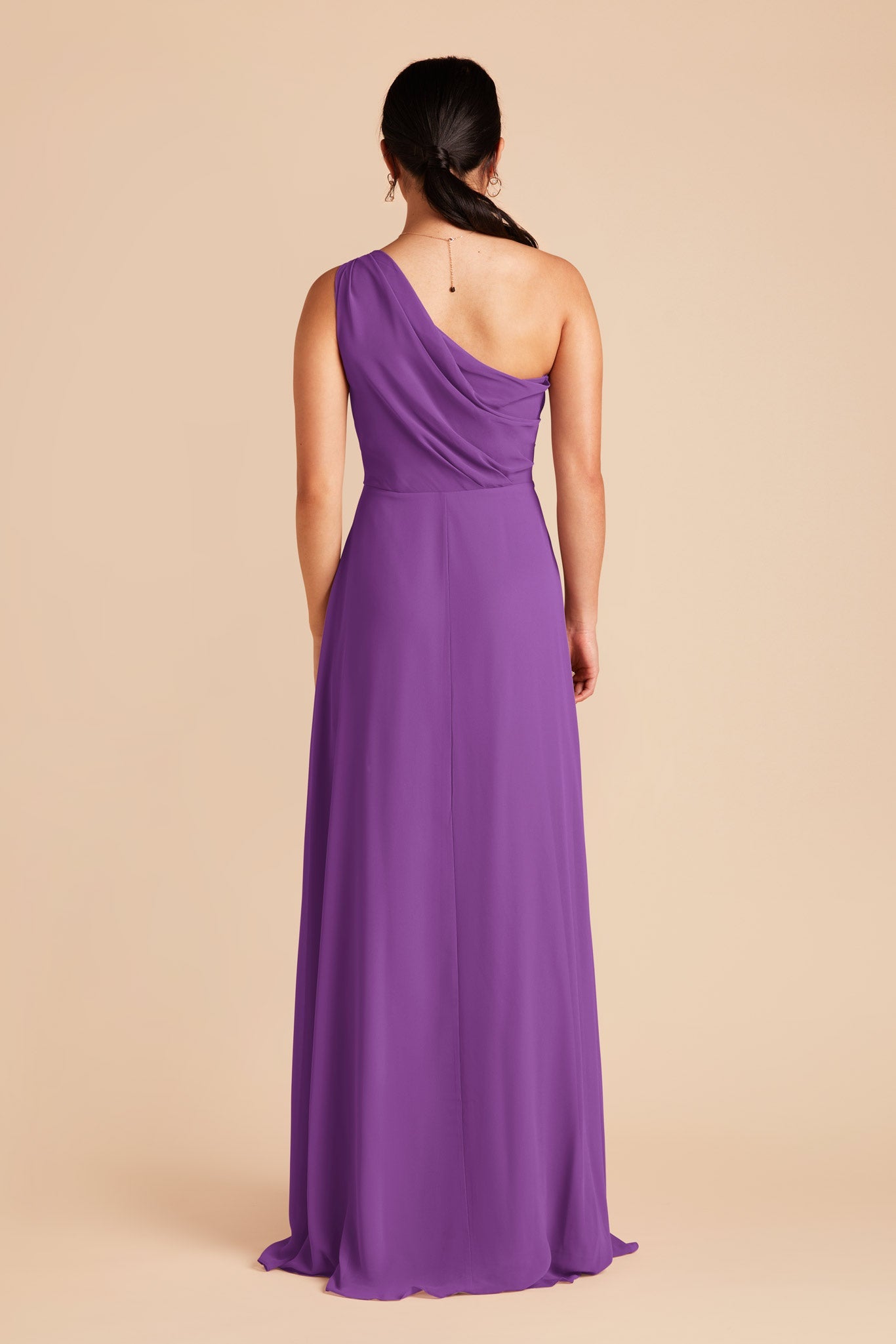 Amethyst Kira Chiffon Dress by Birdy Grey