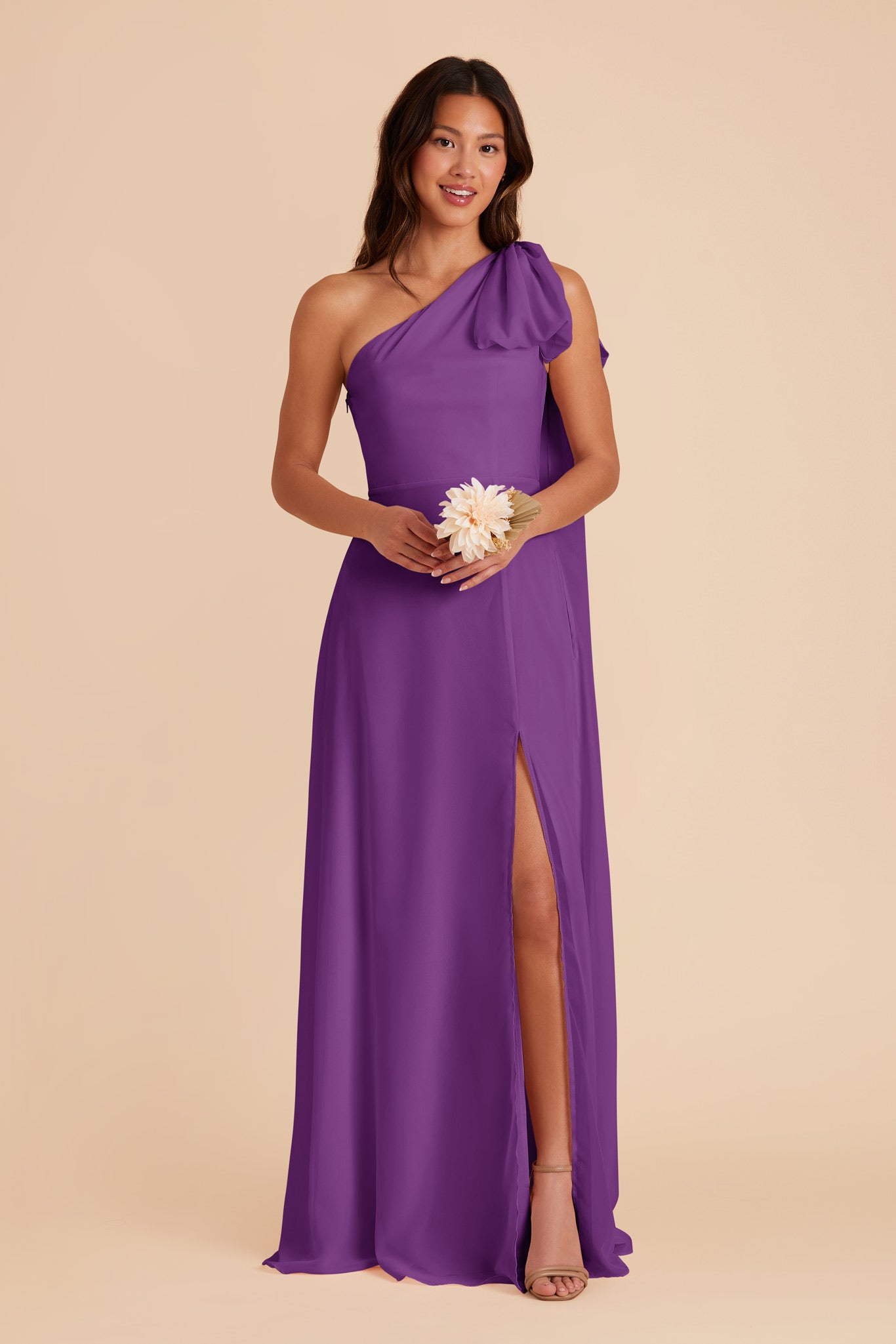 Amethyst Melissa Chiffon Dress by Birdy Grey