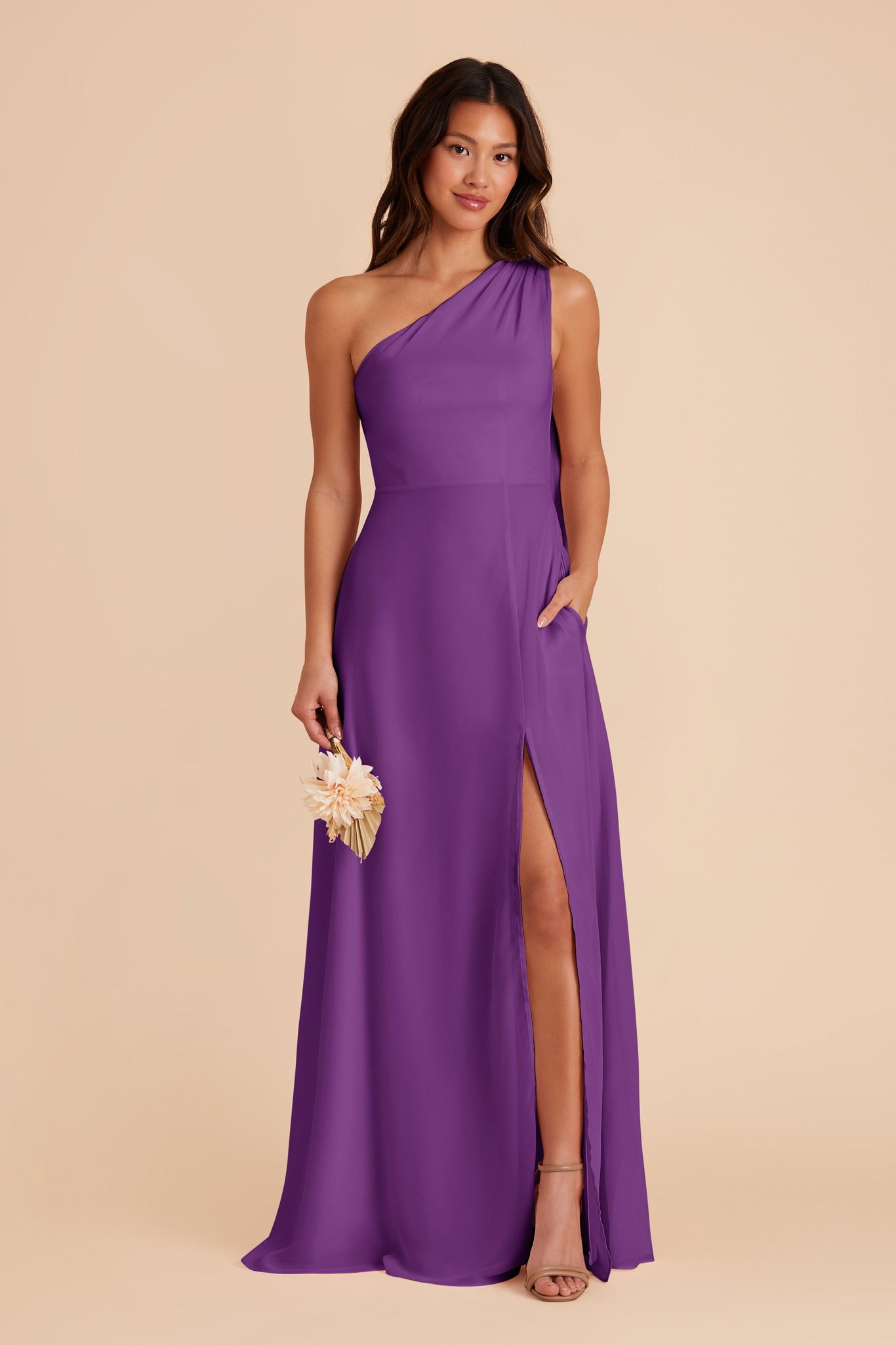 Amethyst Melissa Chiffon Dress by Birdy Grey