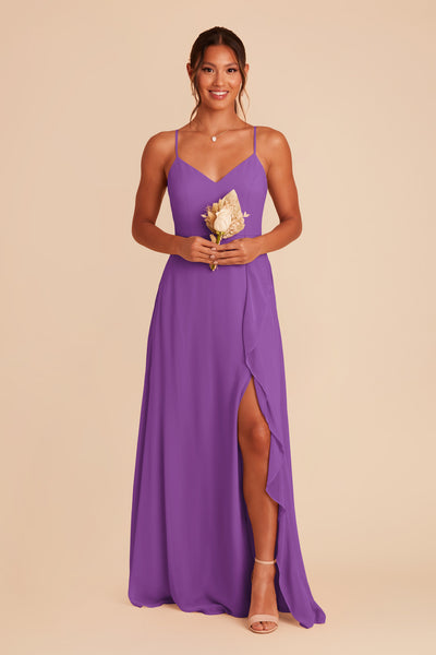 Amethyst Theresa Chiffon Dress by Birdy Grey