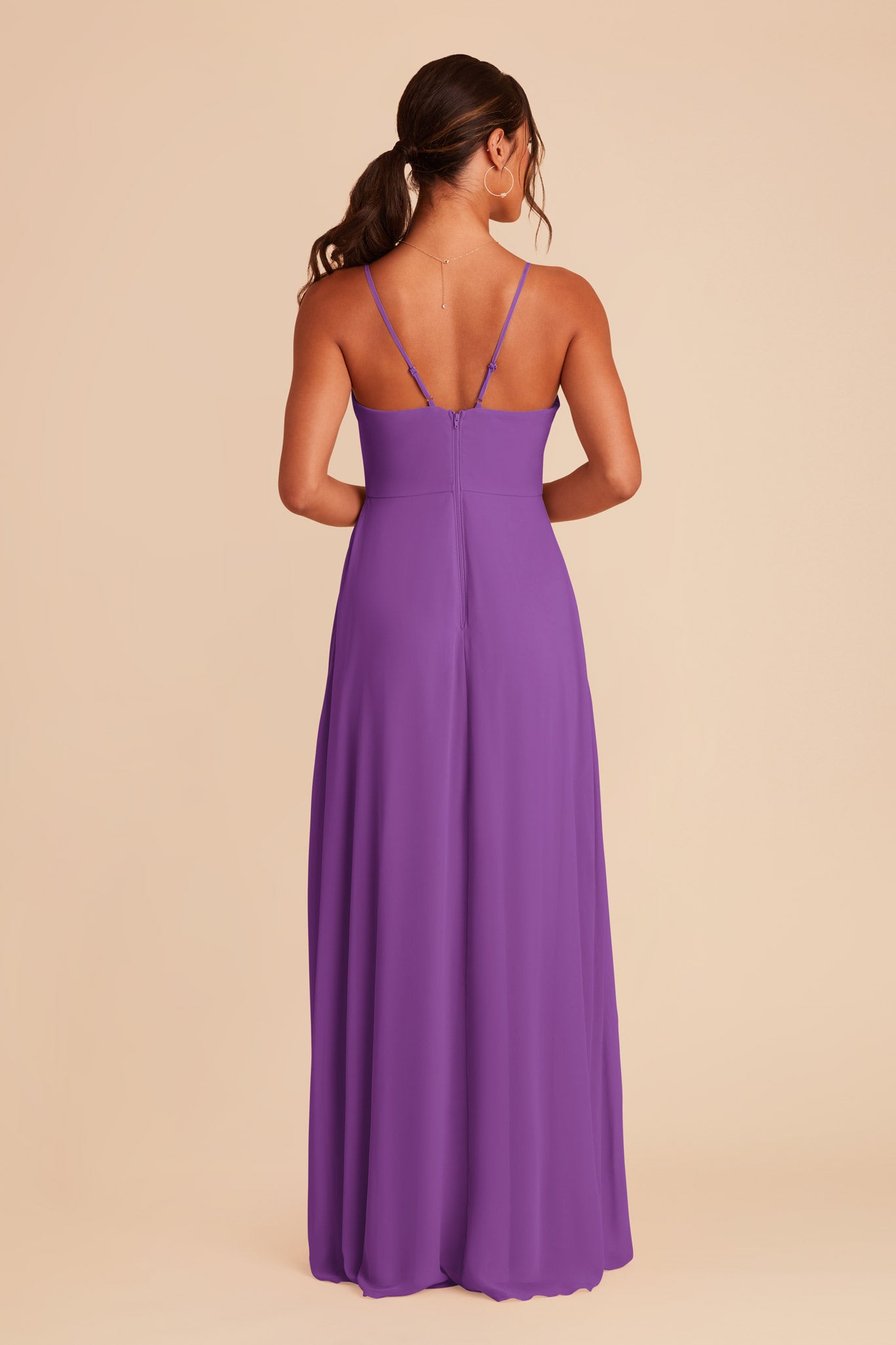 Amethyst Theresa Chiffon Dress by Birdy Grey