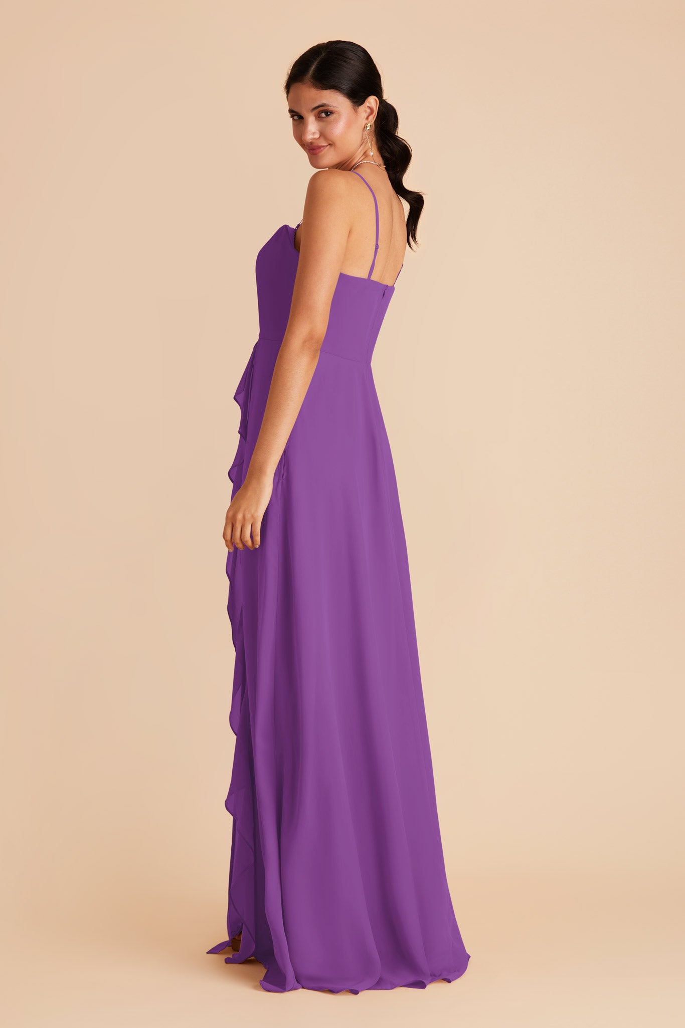 Amethyst Winnie Convertible Chiffon Dress by Birdy Grey