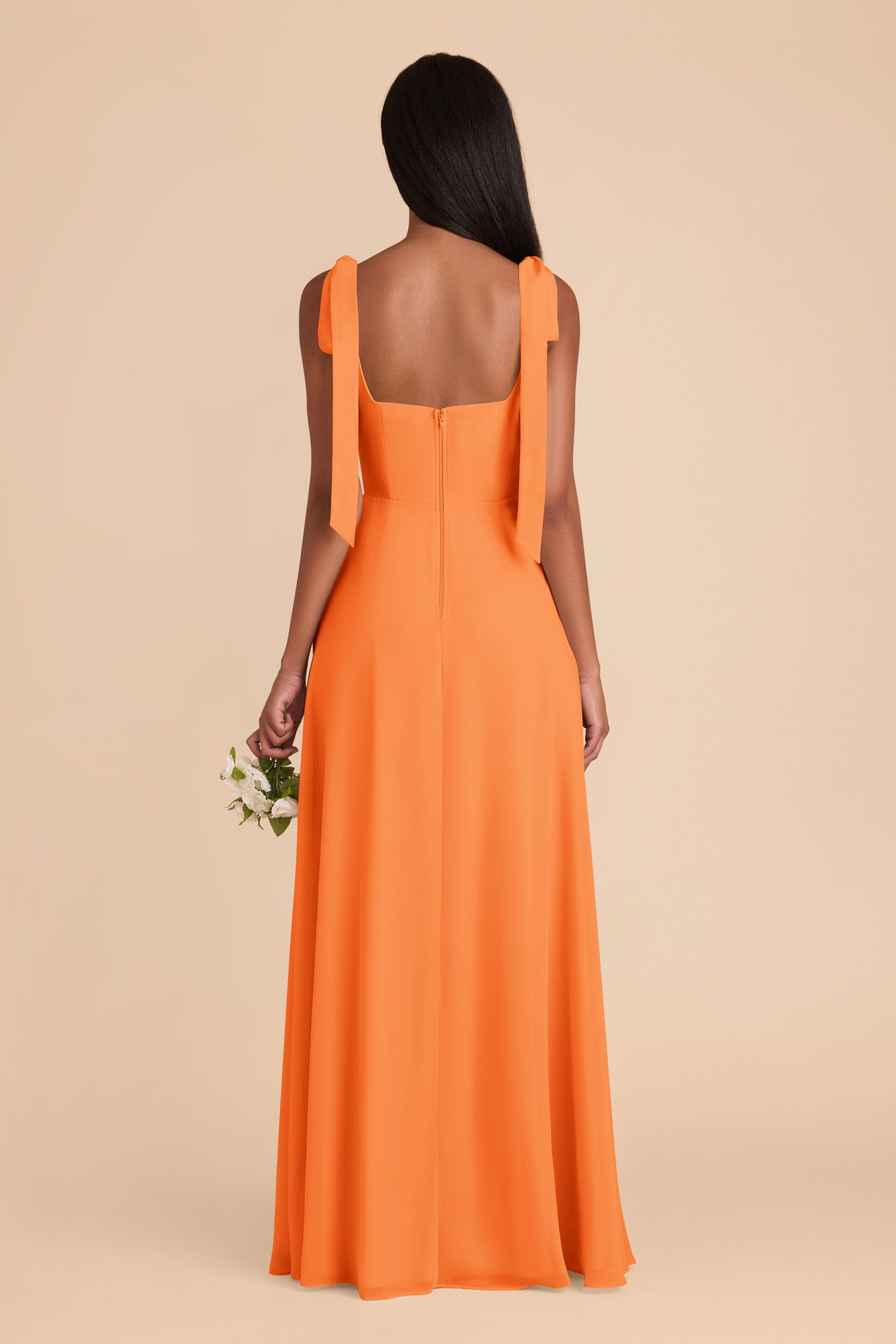 Apricot Alex Convertible Chiffon Dress by Birdy Grey