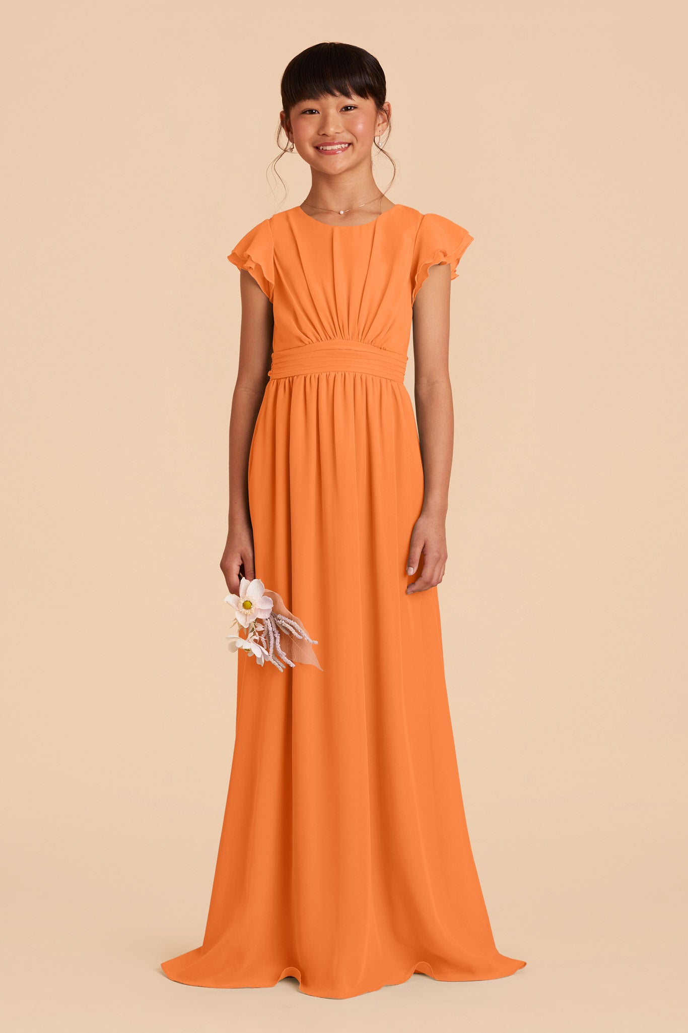 Apricot Celine Junior Dress by Birdy Grey