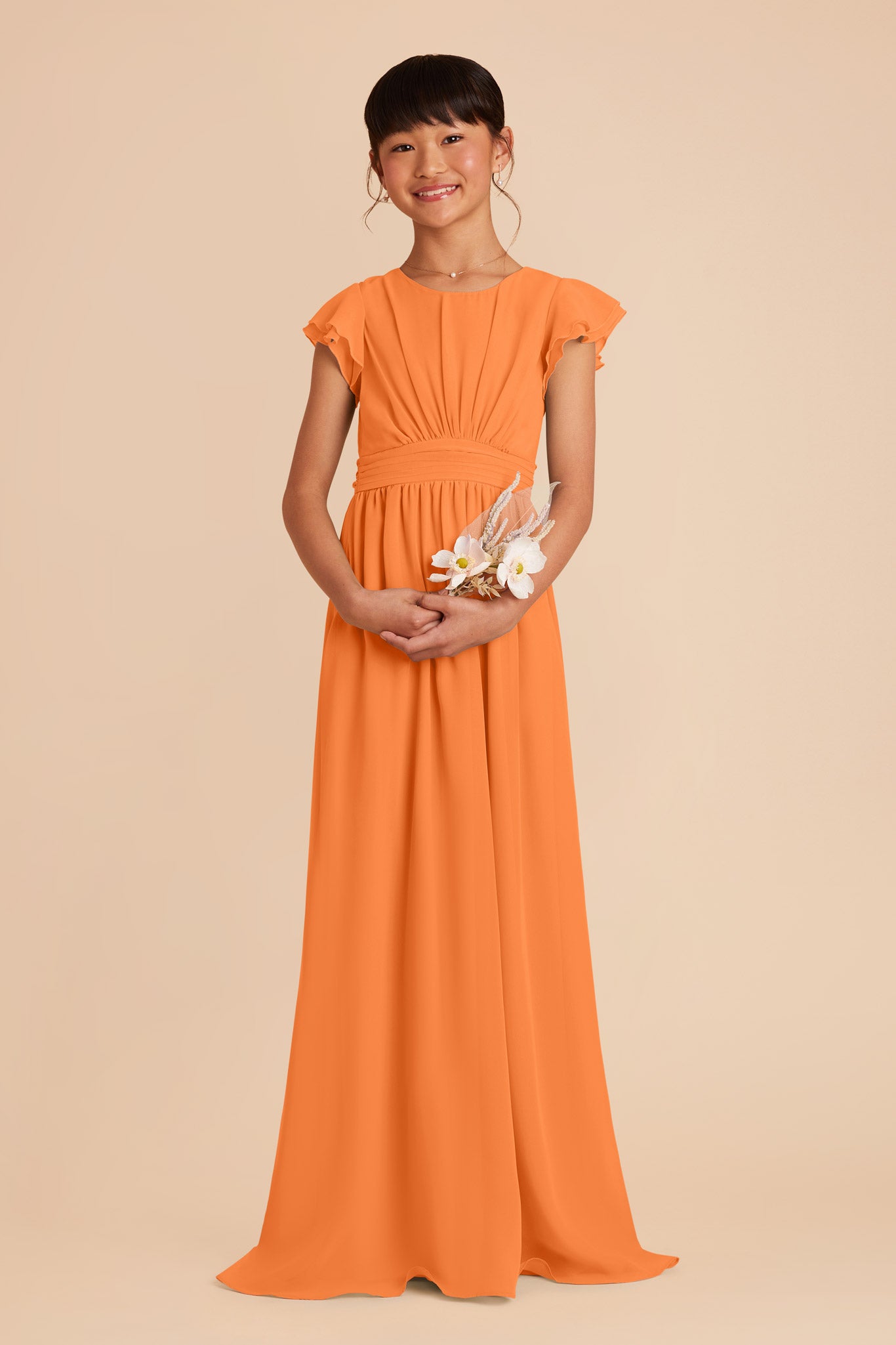 Apricot Celine Junior Dress by Birdy Grey