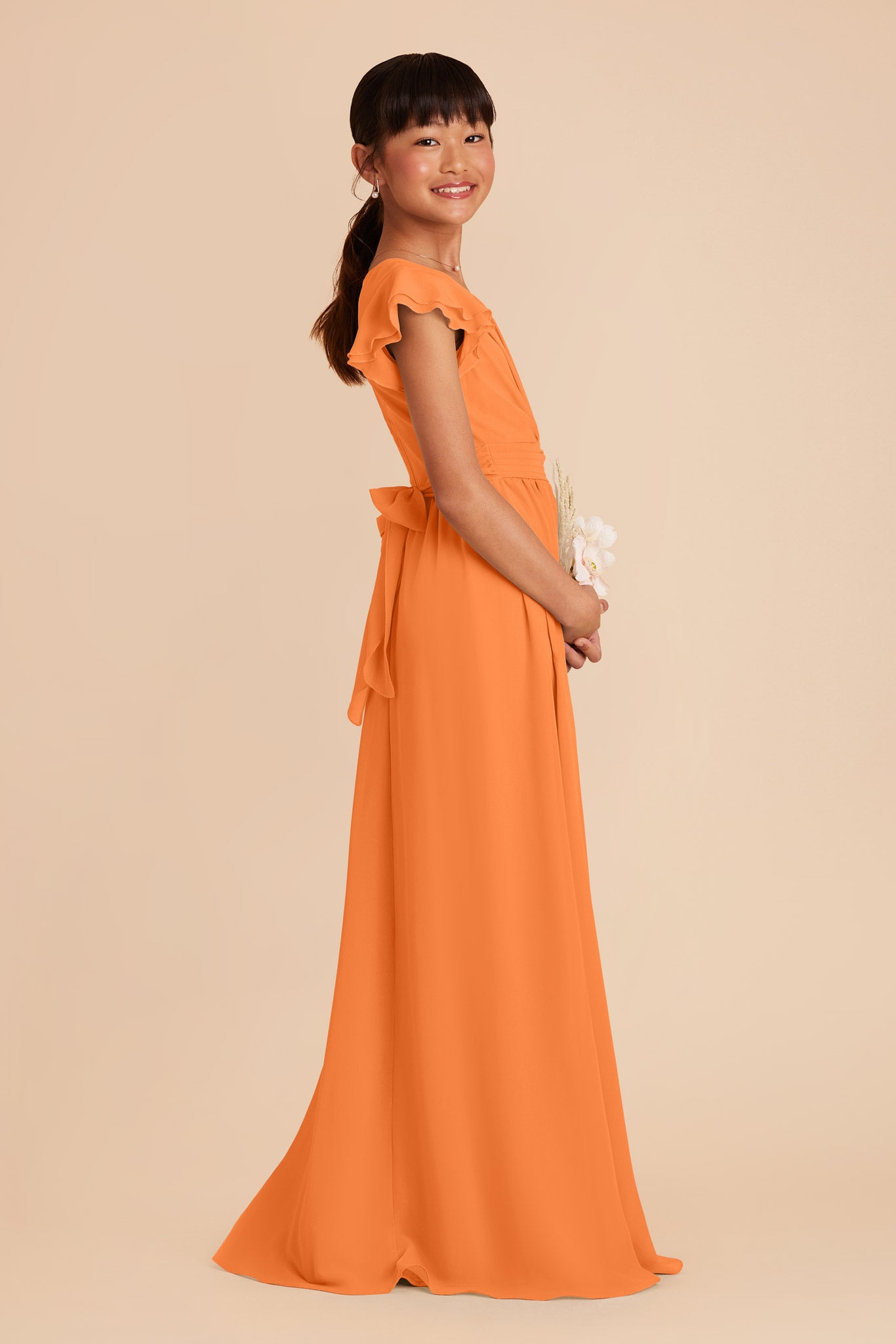 Apricot Celine Junior Dress by Birdy Grey