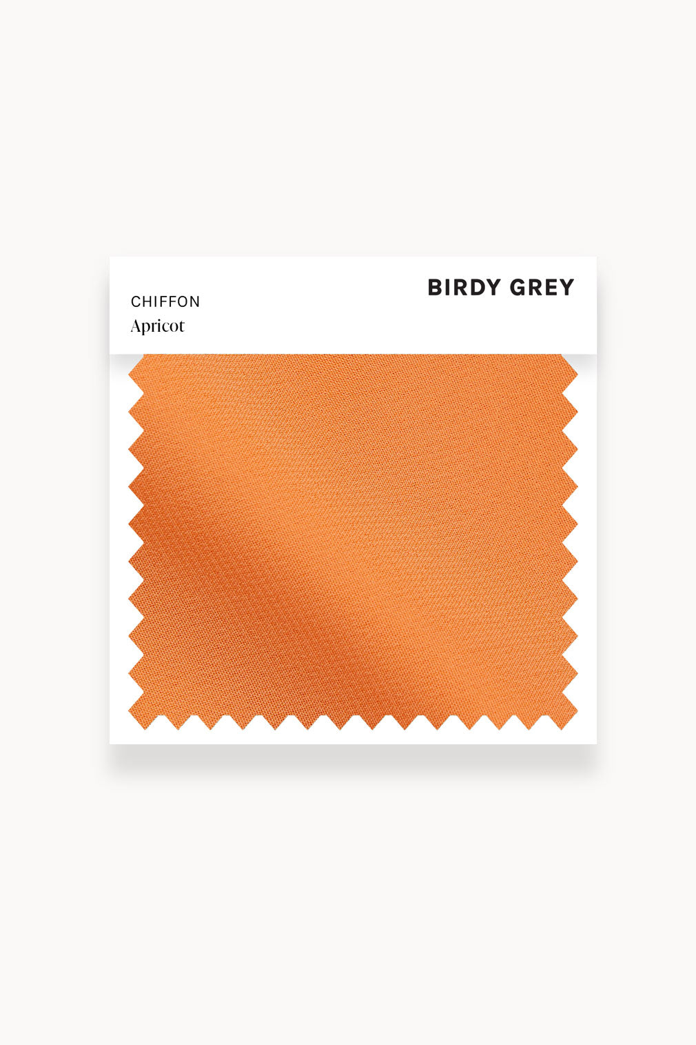 Apricot Chiffon Swatch by Birdy Grey