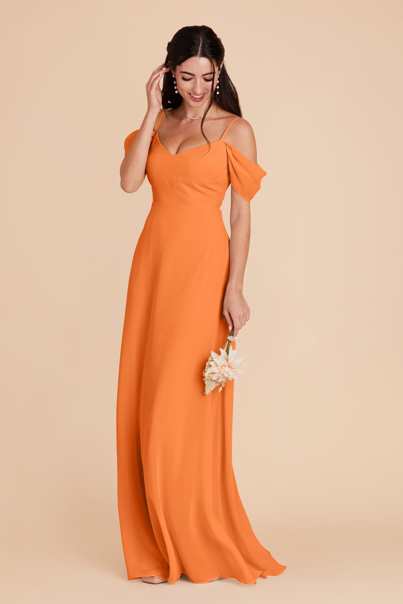 Apricot Devin Convertible Dress by Birdy Grey