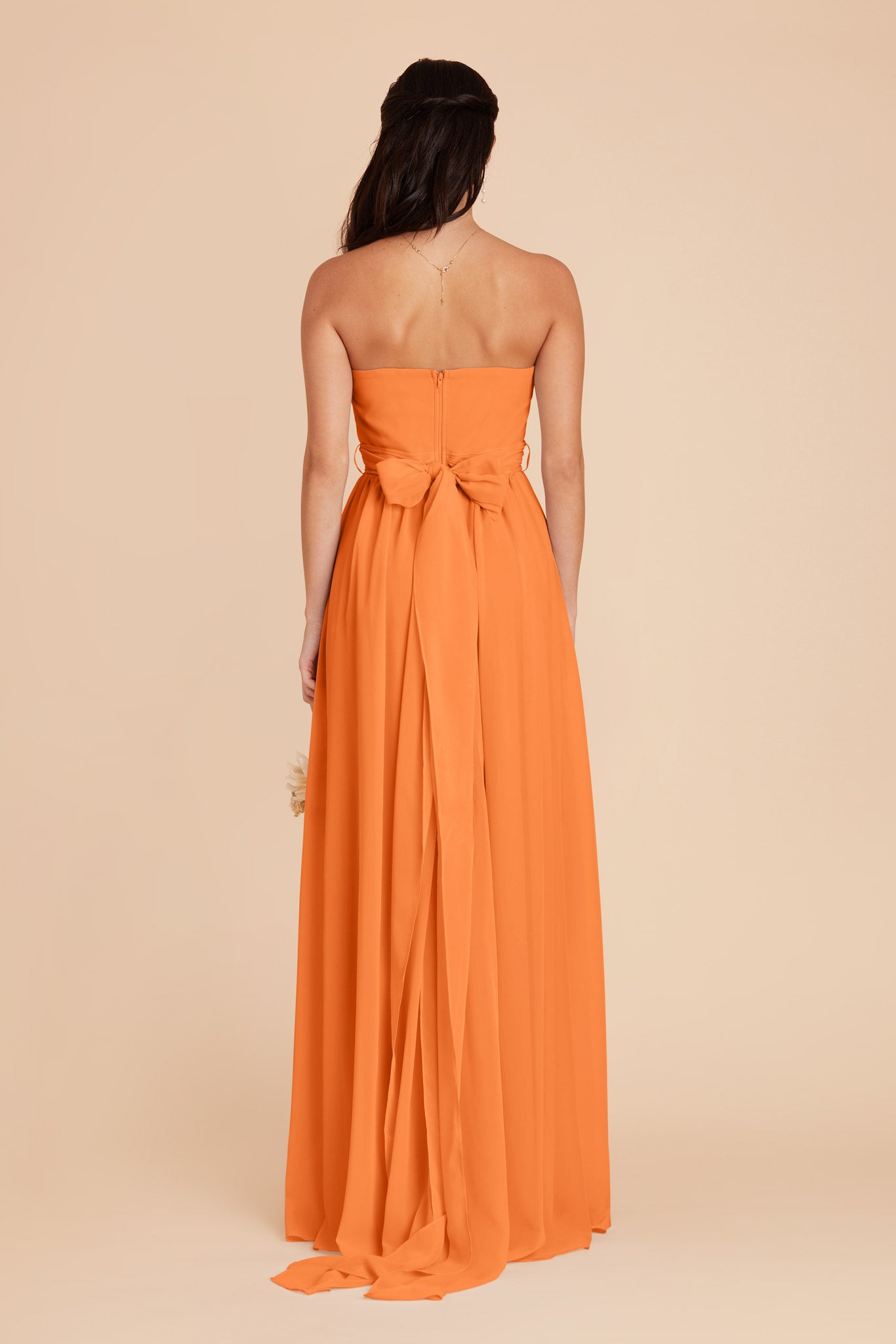 Apricot Bridesmaid Dress