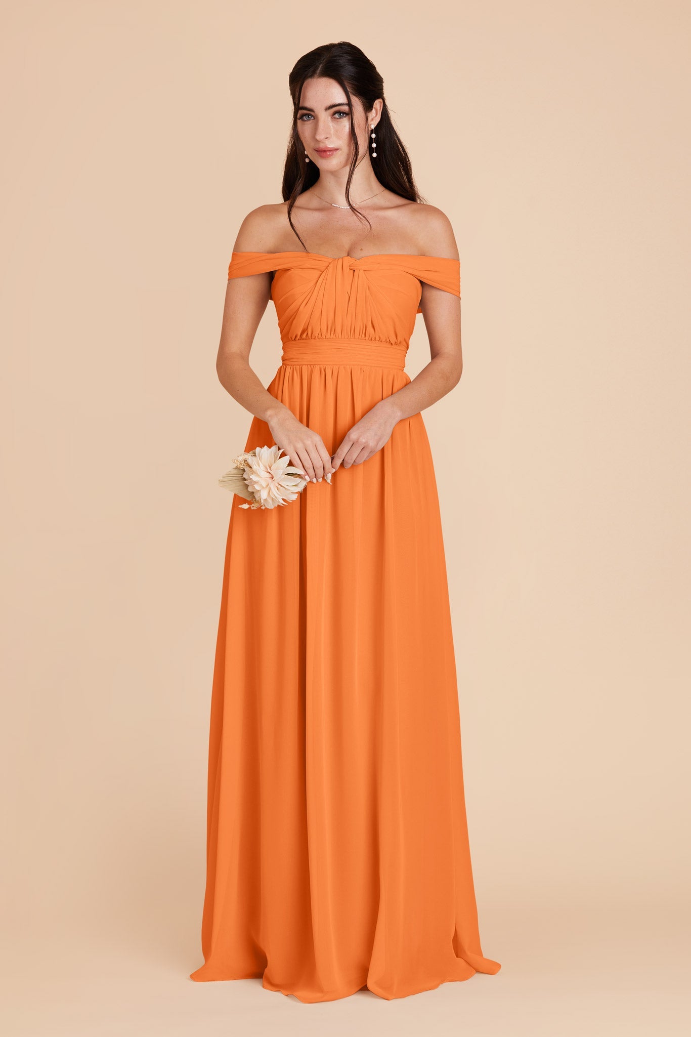 Apricot Grace Convertible Dress by Birdy Grey