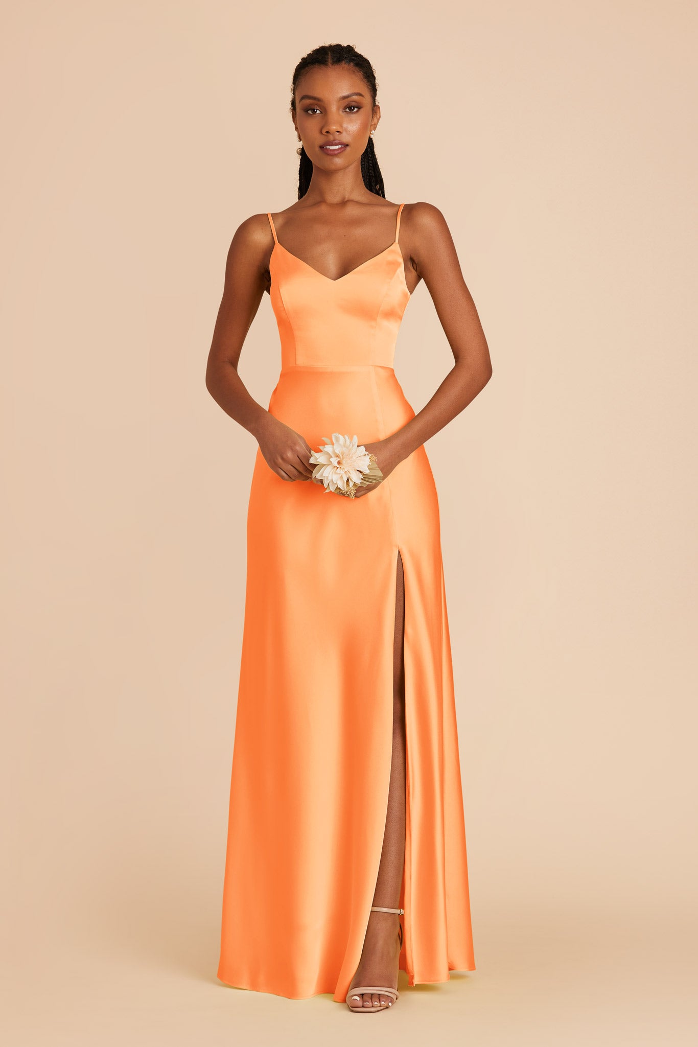 Apricot Bridesmaid Dress