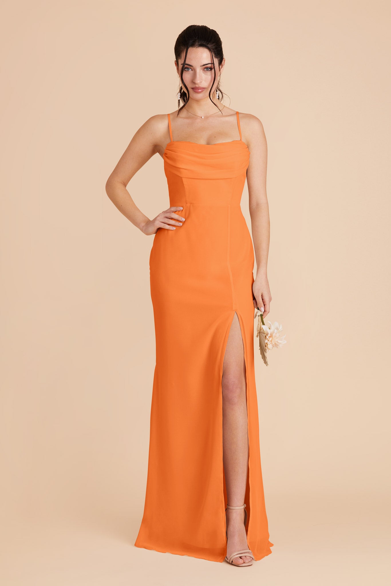 Apricot Mira Convertible Dress by Birdy Grey