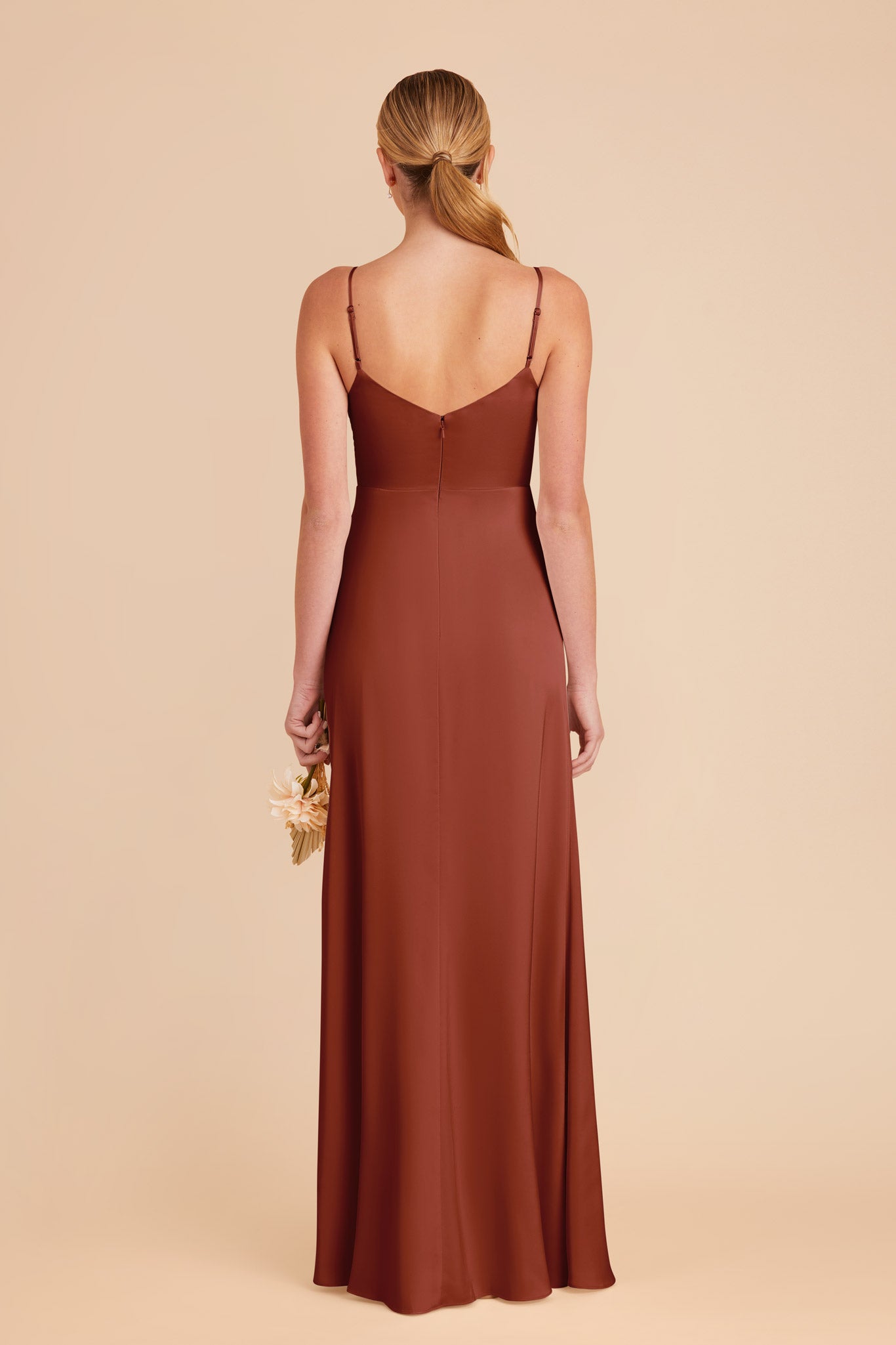 Auburn Catherine Matte Satin Dress by Birdy Grey