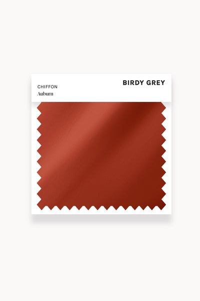 Auburn Chiffon Swatch by Birdy Grey