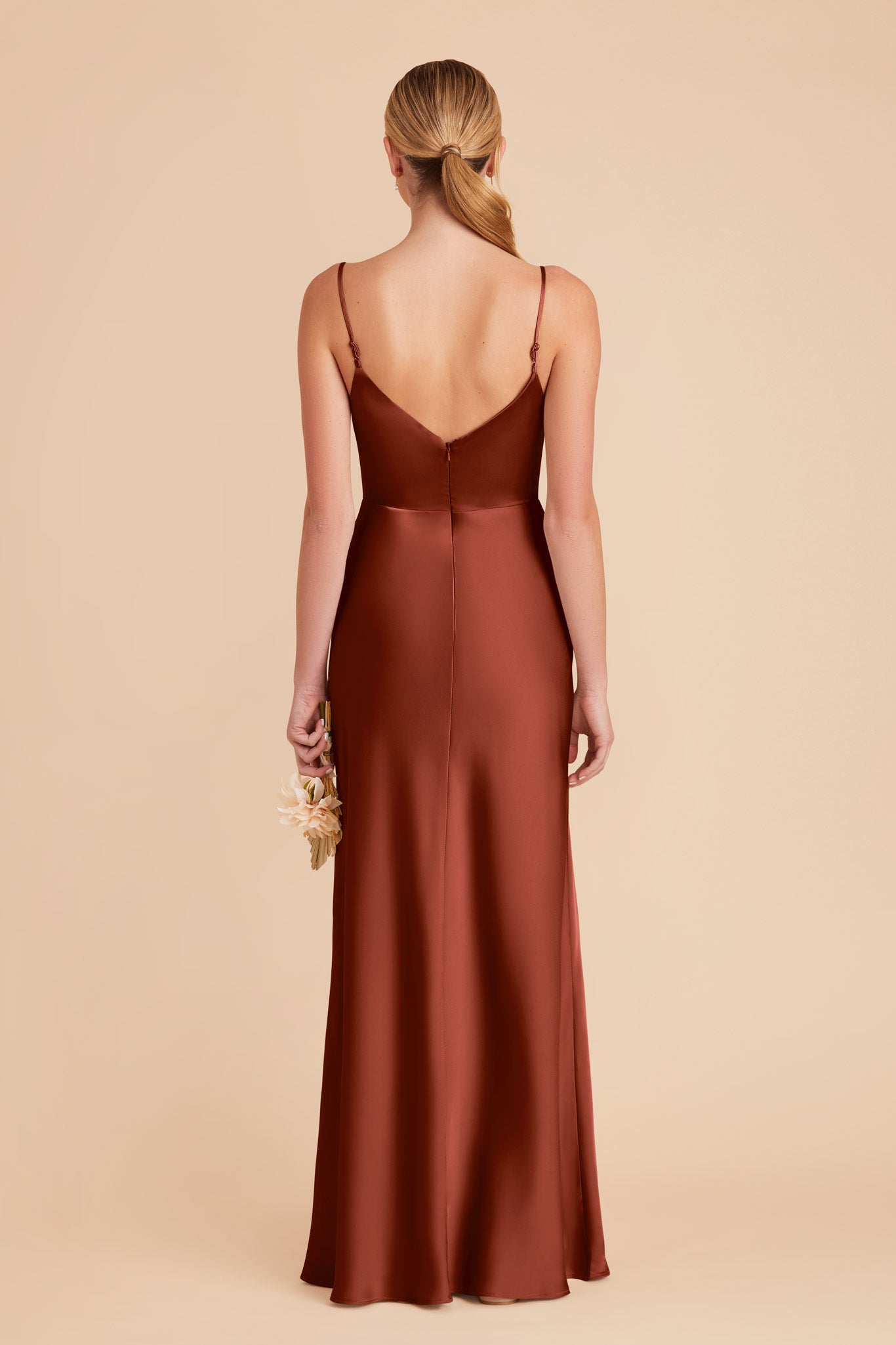 Auburn Jay Matte Satin Dress by Birdy Grey