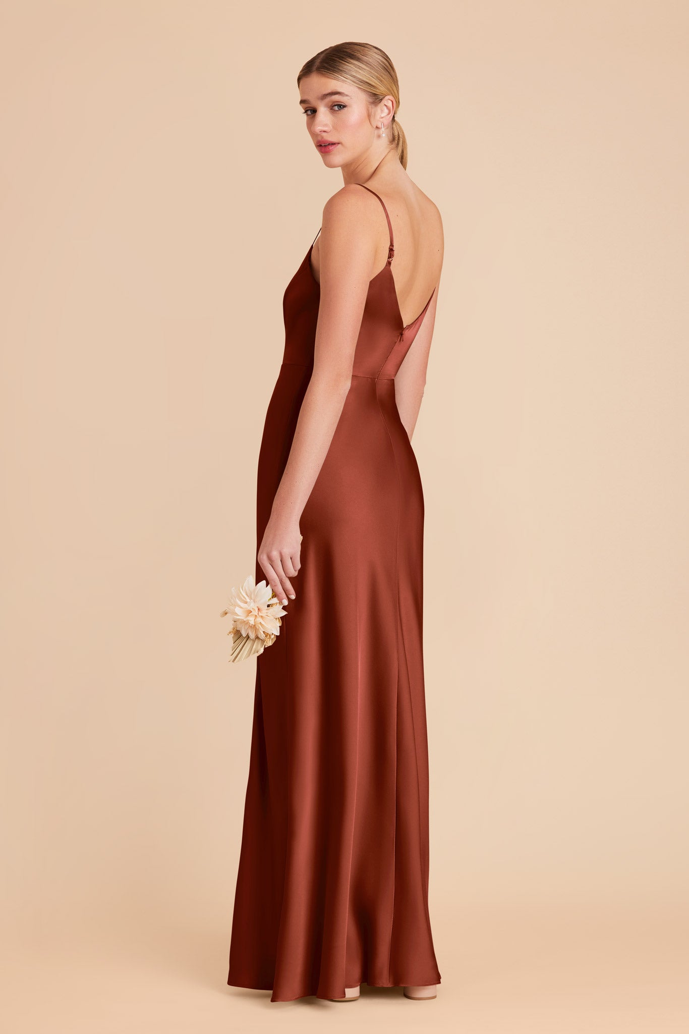 Auburn Jay Matte Satin Dress by Birdy Grey